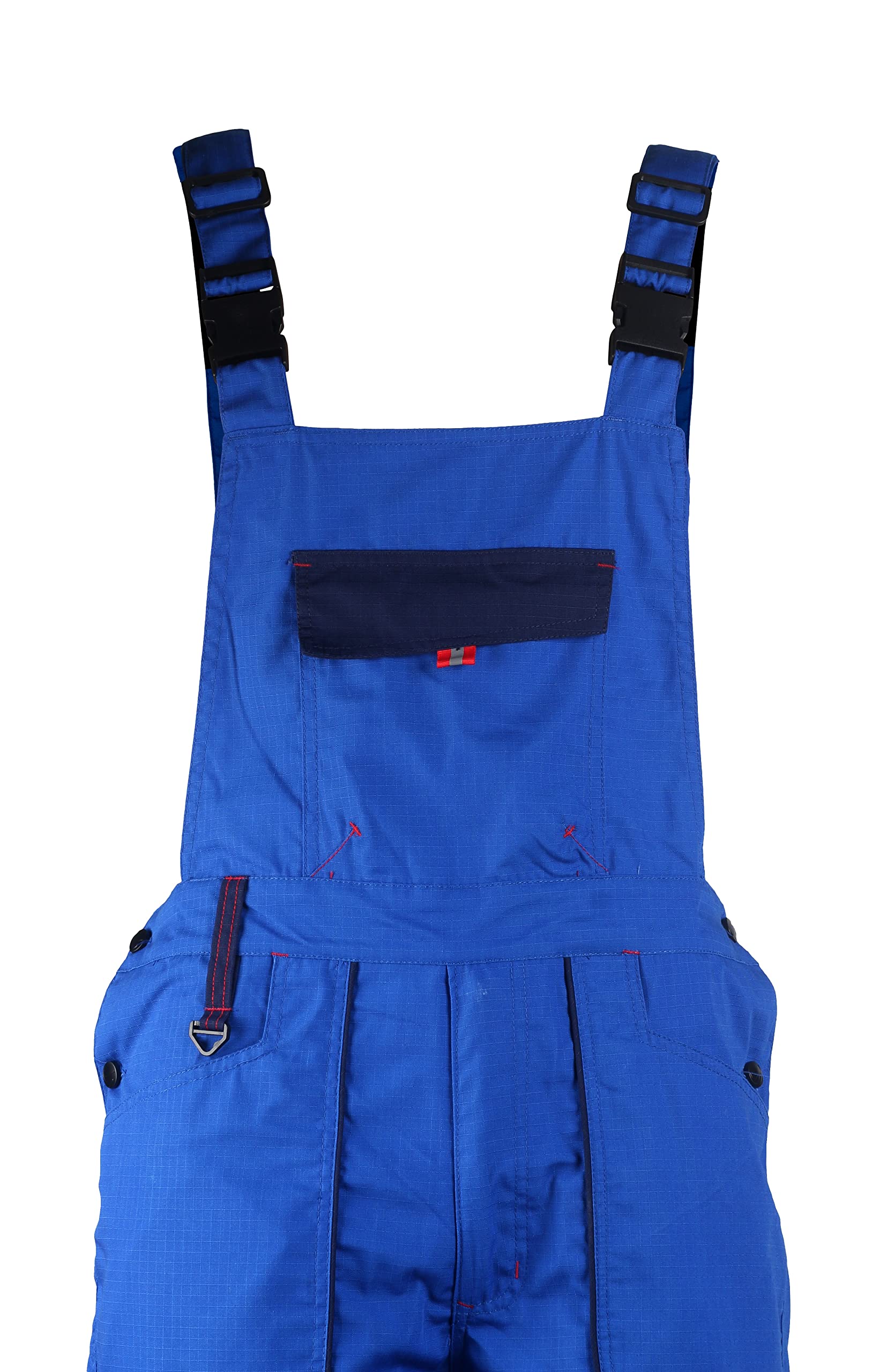 Prisma Peto de Trabajo para Hombre - Resistentes y con numerosos Bolsillos - Azul Real - 62