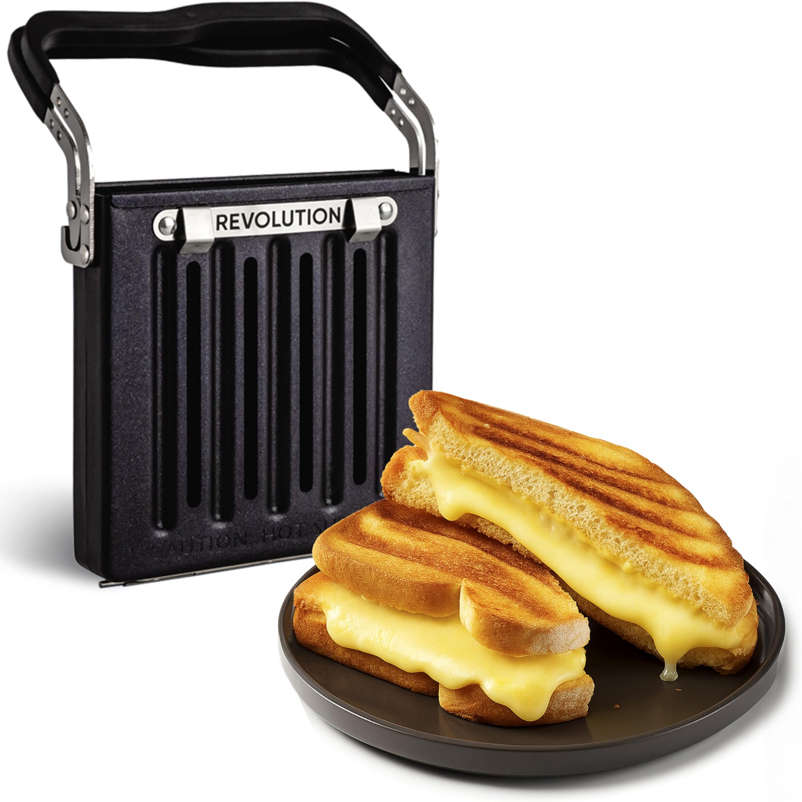 Toastie Press (Works With All Toasters) Conveniently Toast Delicious Grilled Cheeses, Quesadillas, and Paninis in Your Toaster