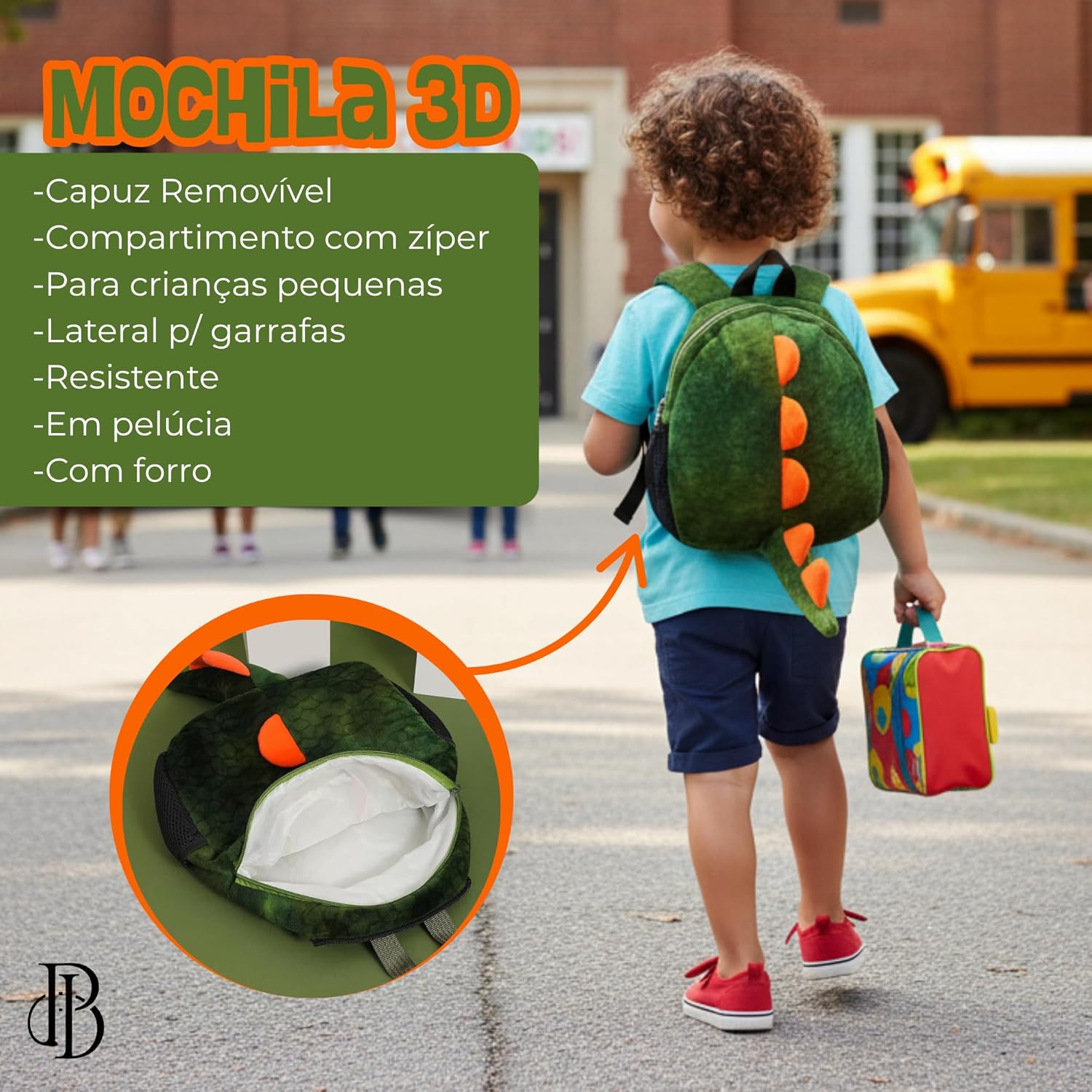 Mochila Infantil com Capuz de Dinossauro J’PRIB – Macia e Confortável Alças Ajustáveis Zíper em promoção! Veja a oferta e mais achadinhos de Mochilas escolares 5 Hoje é o melhor dia para comprar Mochila Infantil com Capuz de Dinossauro J’PRIB – Macia e Confortável Alças Ajustáveis Zíper com aquele preço maroto! Promoção! Aproveite a oferta! 5
