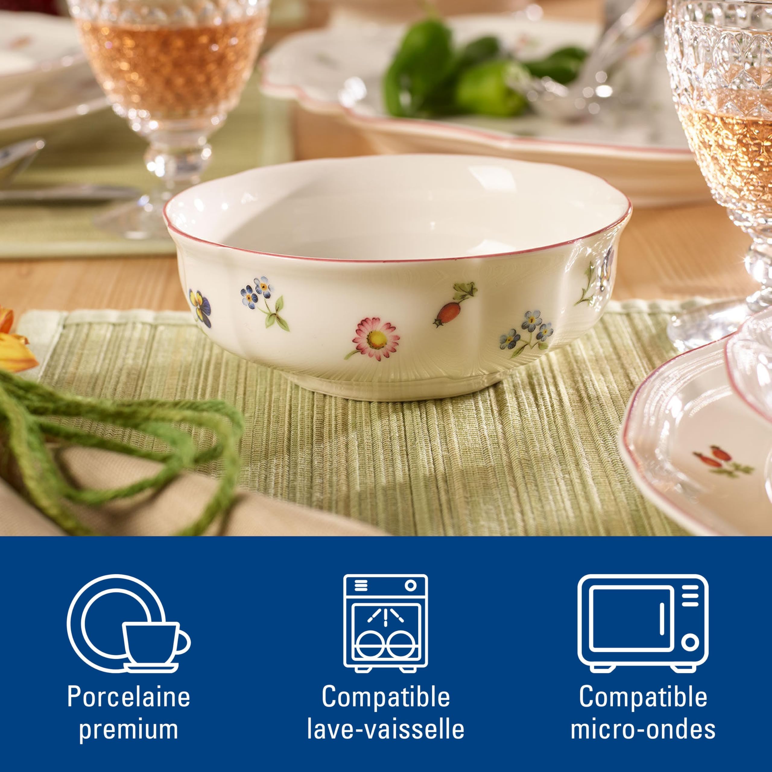 Villeroy & Boch Petite Fleur Frühstücksuntertasse Premium Porcelain w