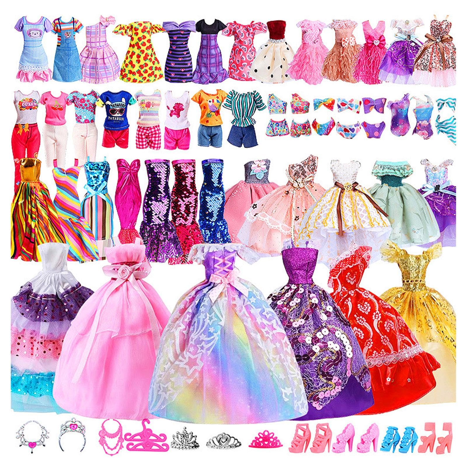 Qianly 60 Handgefertigte Kleidungsstücke Und Accessoires für 30 cm (12 Zoll) Große Puppen