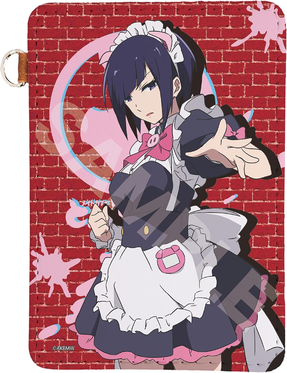 Akiba Meitou War 02 Arashiko Leather Pass Case
