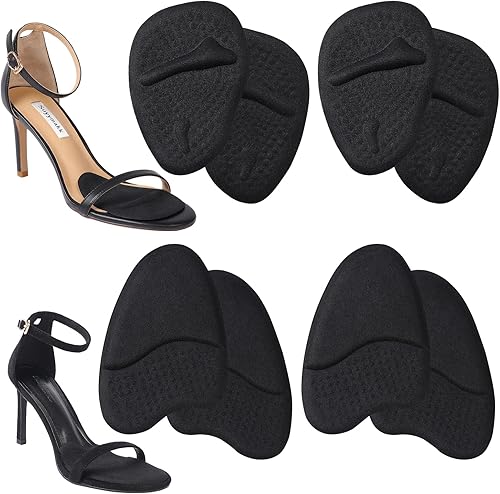 Almohadillas metatarsianas para mujer, almohadillas de talón para evitar que los pies se deslicen hacia adelante, insertos de talón para mujeres,