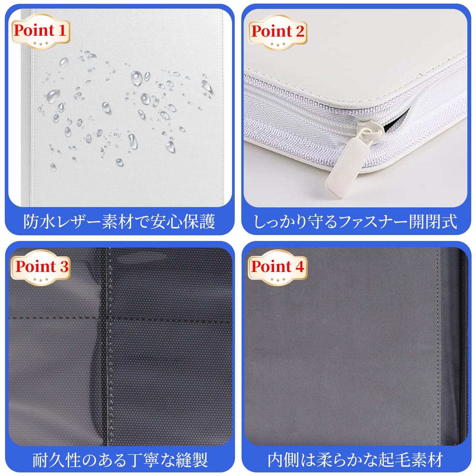 Amazon.co.jp: PAKESIスターカードカードファイル12ポケット 480枚収納