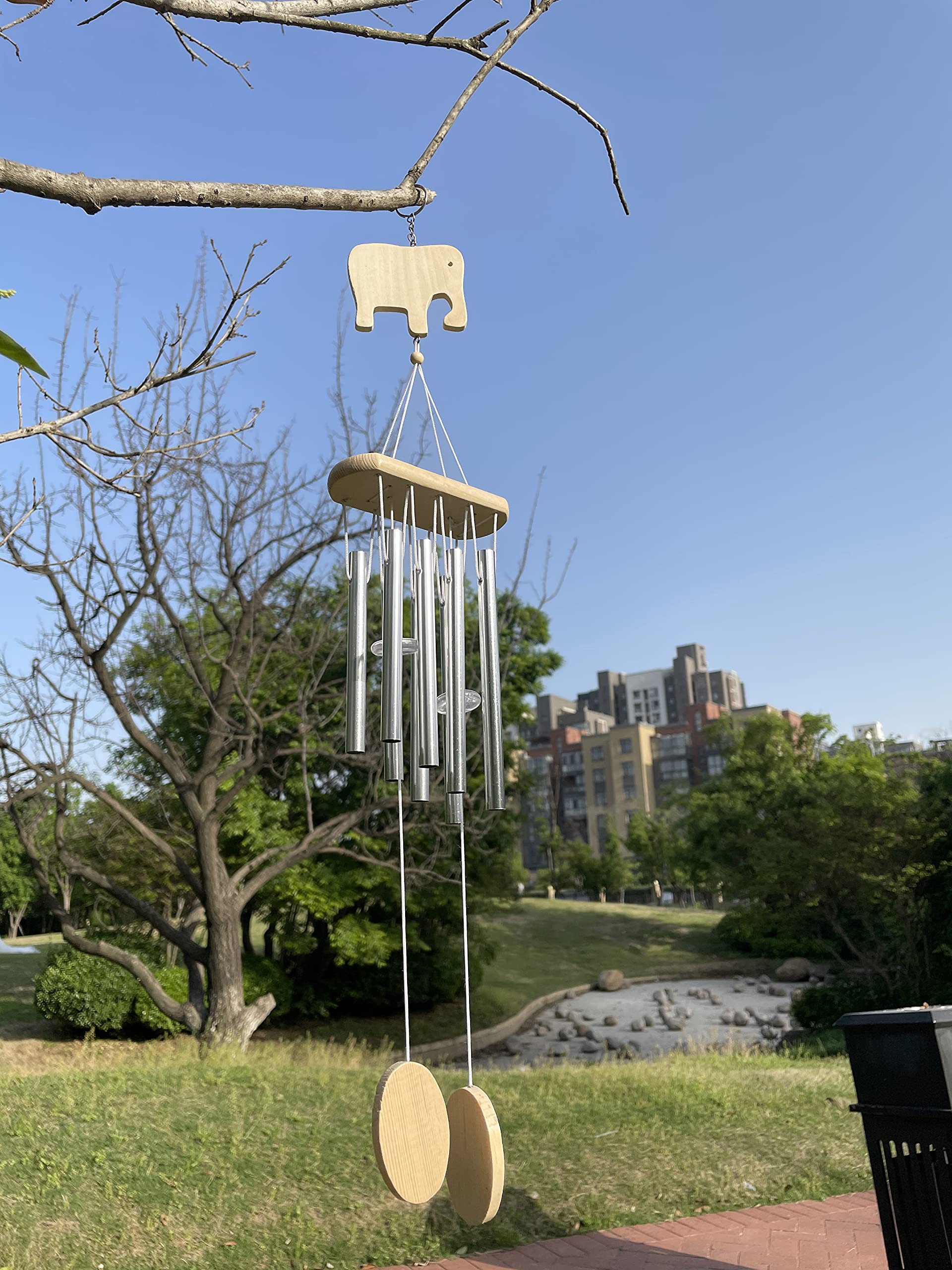 Amazon.co.jp: Maimaiti 屋内外風鈴、美しいメロディ、5/6 / 8 アルミ