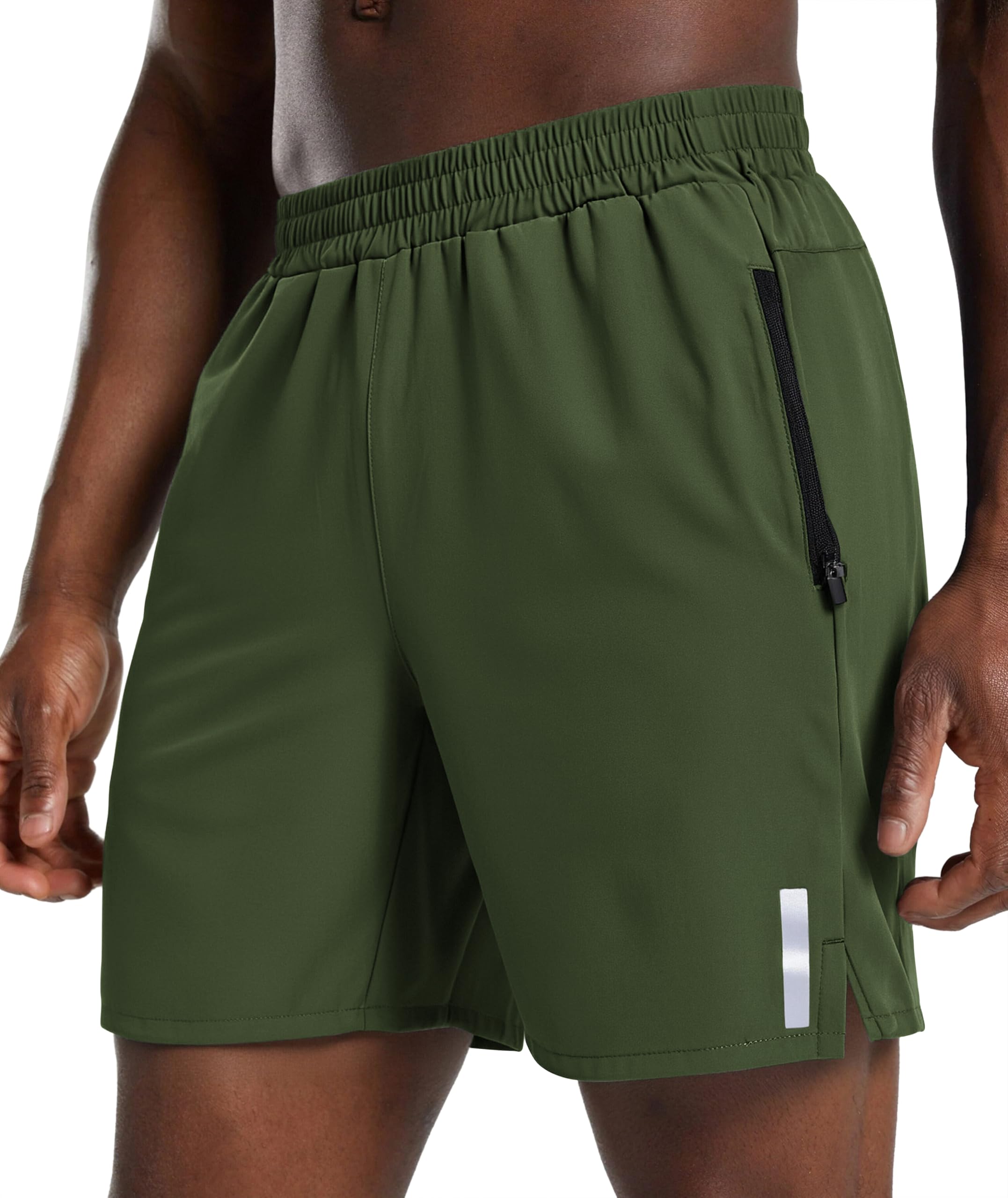 COOFANDY Mens Athletic Running Shorts Quick Dry 7 Workout Gym Short Lightweight Active Sport Short for Tennis Hiking