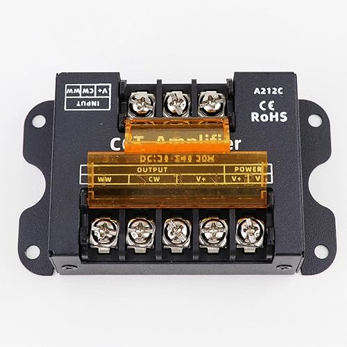 Miniatura 4 de LEDENET Amplificador CCT LED de 2 canales DC5V12V24V 30A Adecuado para 3pin 2pin Dual Color de señal blanca LED Regulador de atenuación para SMD