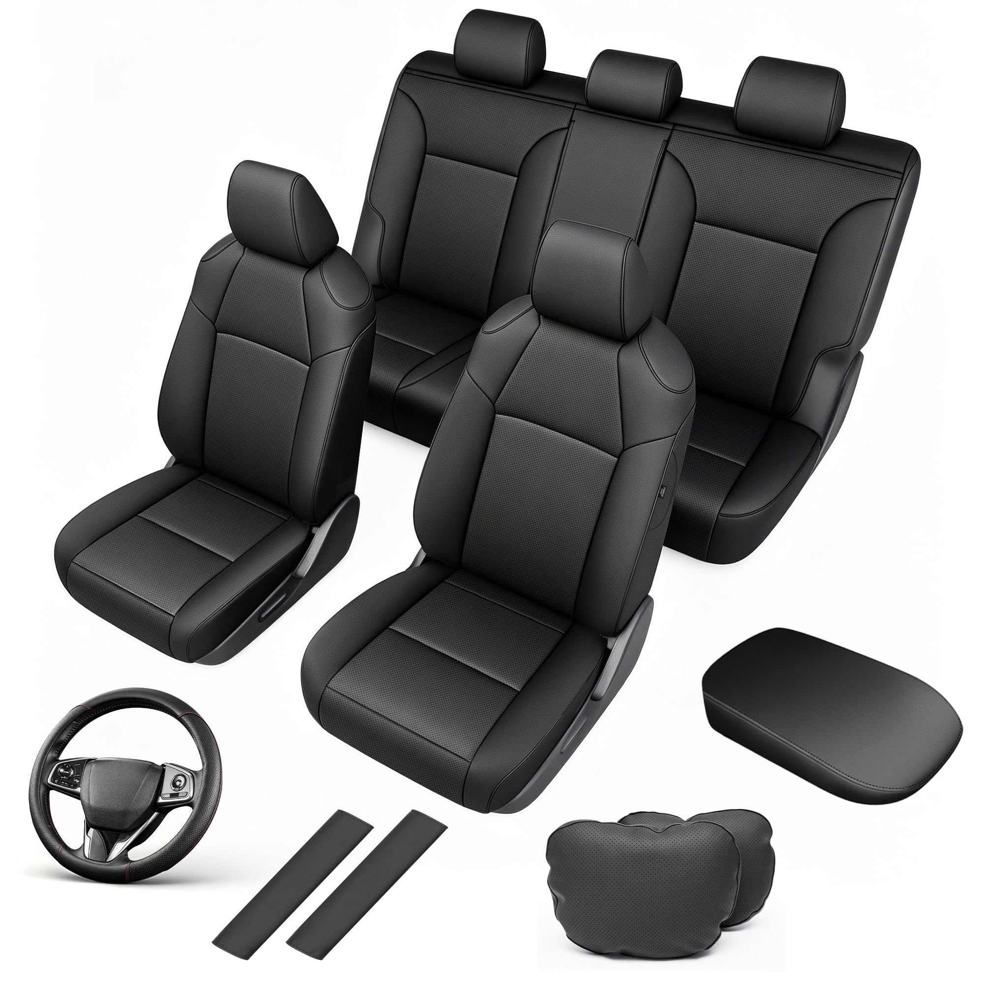 AOMSAZTO Seat Covers for Toyota RAV4 2019-2025 Hybrid &amp; Prime SE/XSE