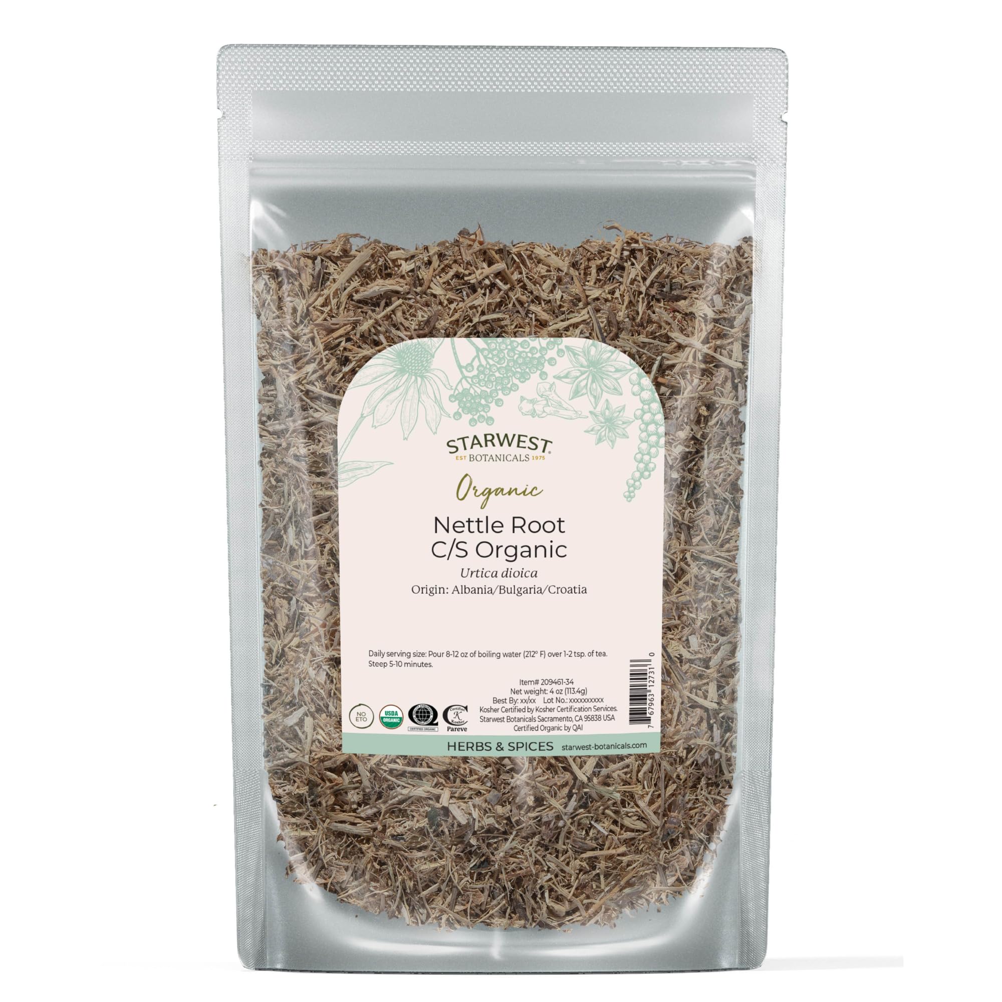 Starwest Botanicals Nettle Root Organic