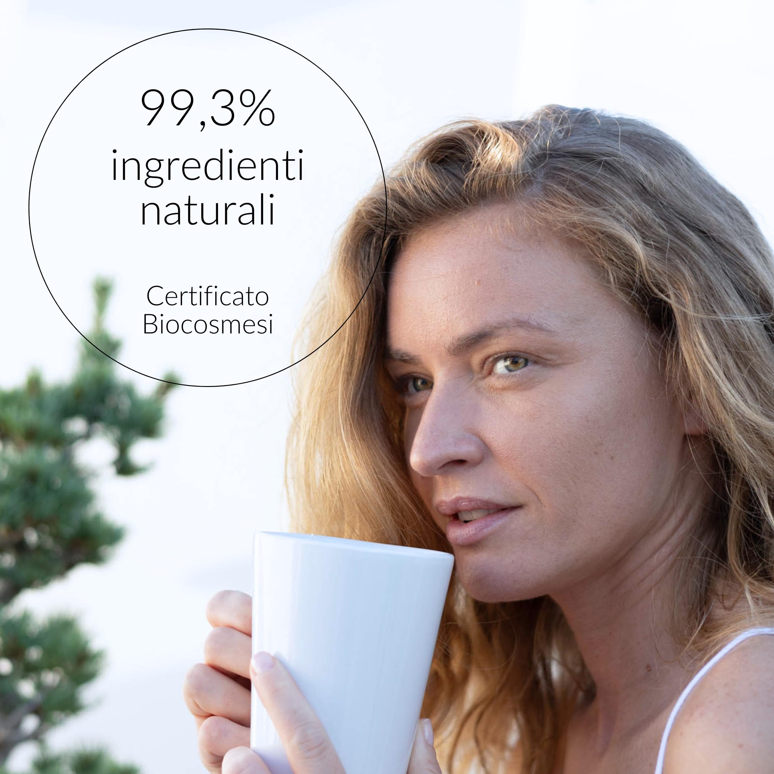 2in1 Bakuchiol Siero Crema Viso con Acido Ialuronico e Aloe Vera MADE IN ITALY - Alternativa Naturale Vegana al Retinolo Viso - Stimola Produzione Collagene e Antirughe - Per ogni Pelle OWLYSTIC 50ml