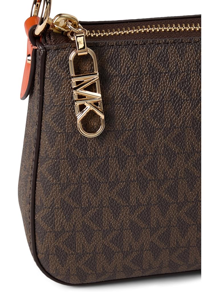 Orange Michael Kors Empire Medium Chain Pouchette