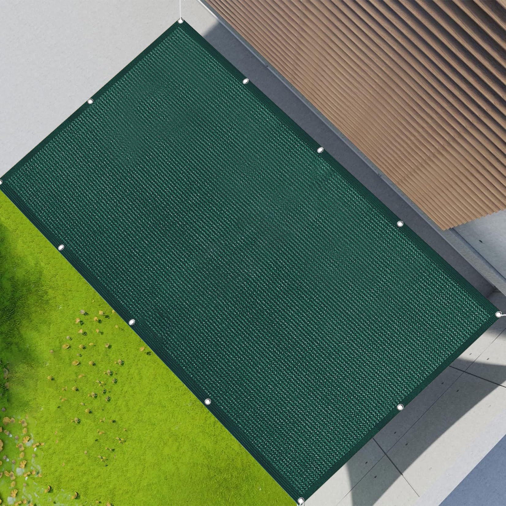 Toile ombrage 5.5x11m anti-UV 95% avec oeillets bâche brise-vent haute densité pour serre