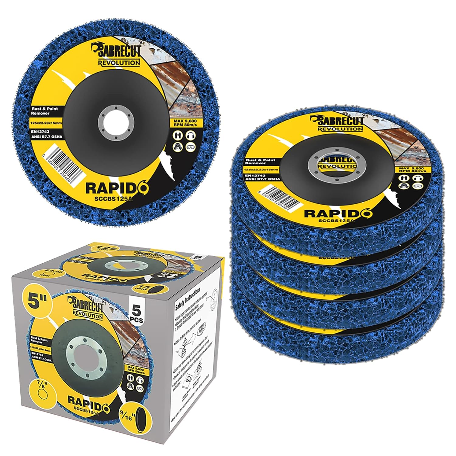 10 X SabreCut SCTX2589_10 89 Mm T25 TX25 Jeu D'embouts De