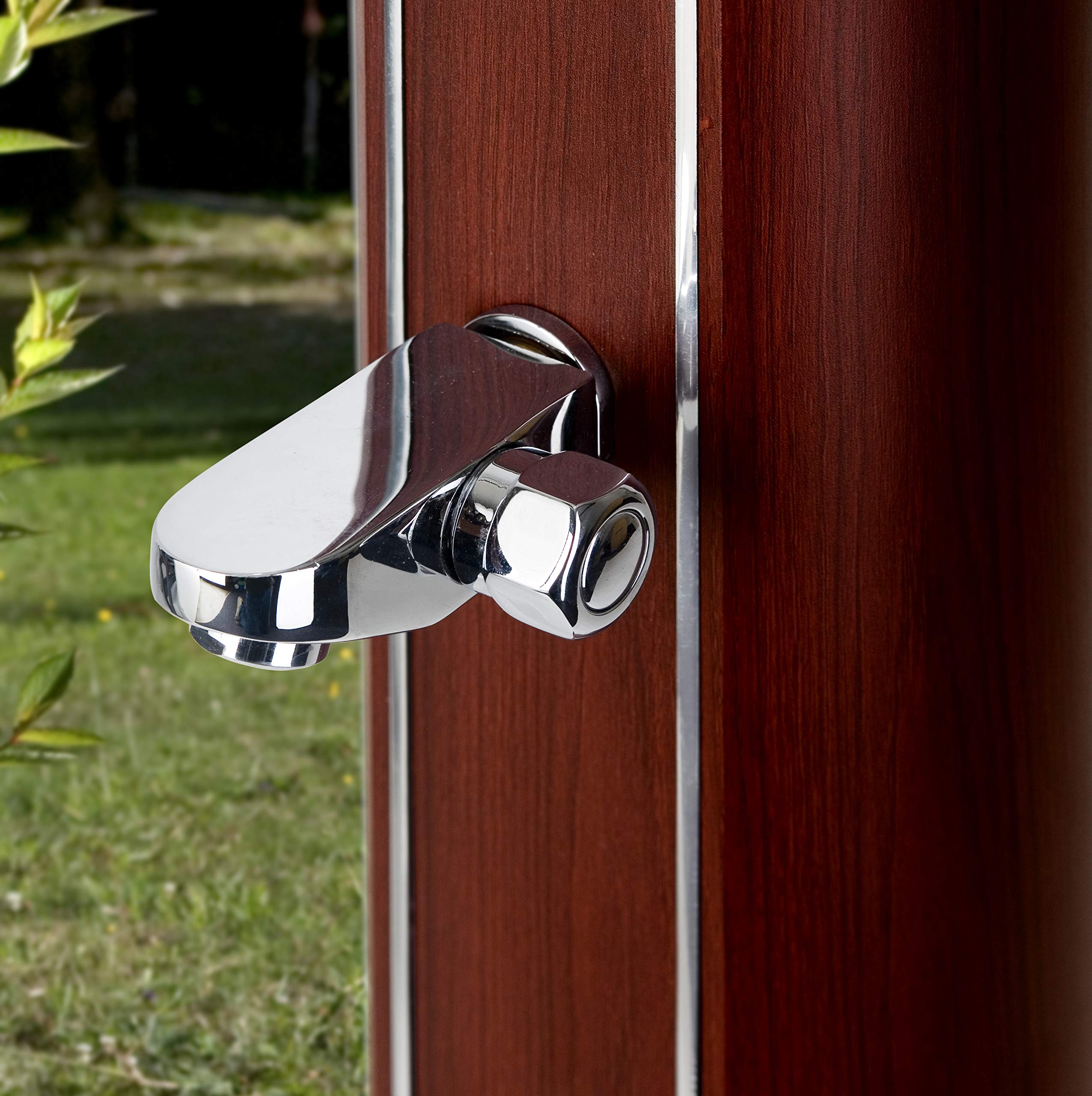 Gre DSALR32W Doccia Solare Rotonda 32 L Alluminio con Legno monocomando Giardino