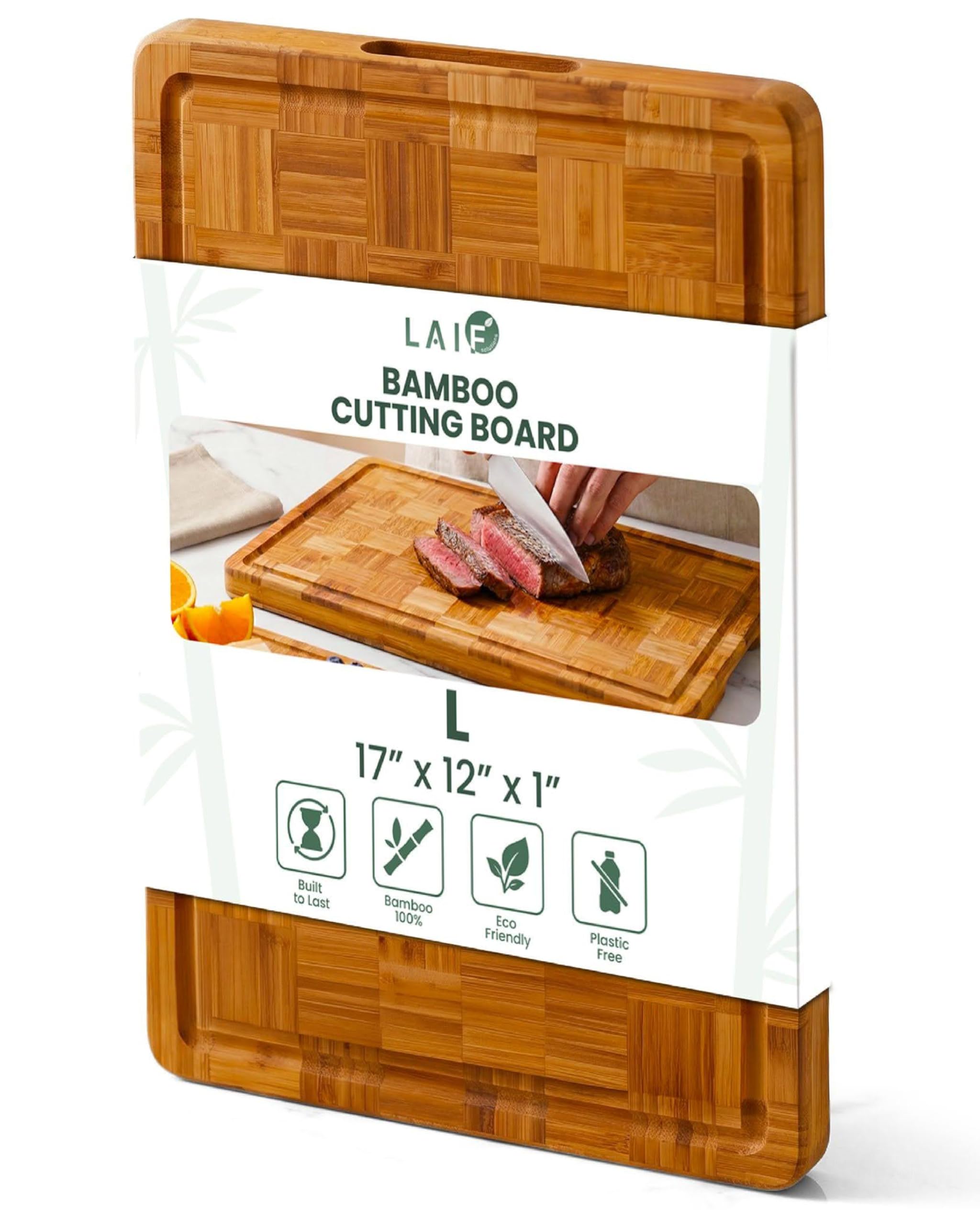 Amazon.com: LAIFsolutions Wood Cutting Boards for Kitchen with