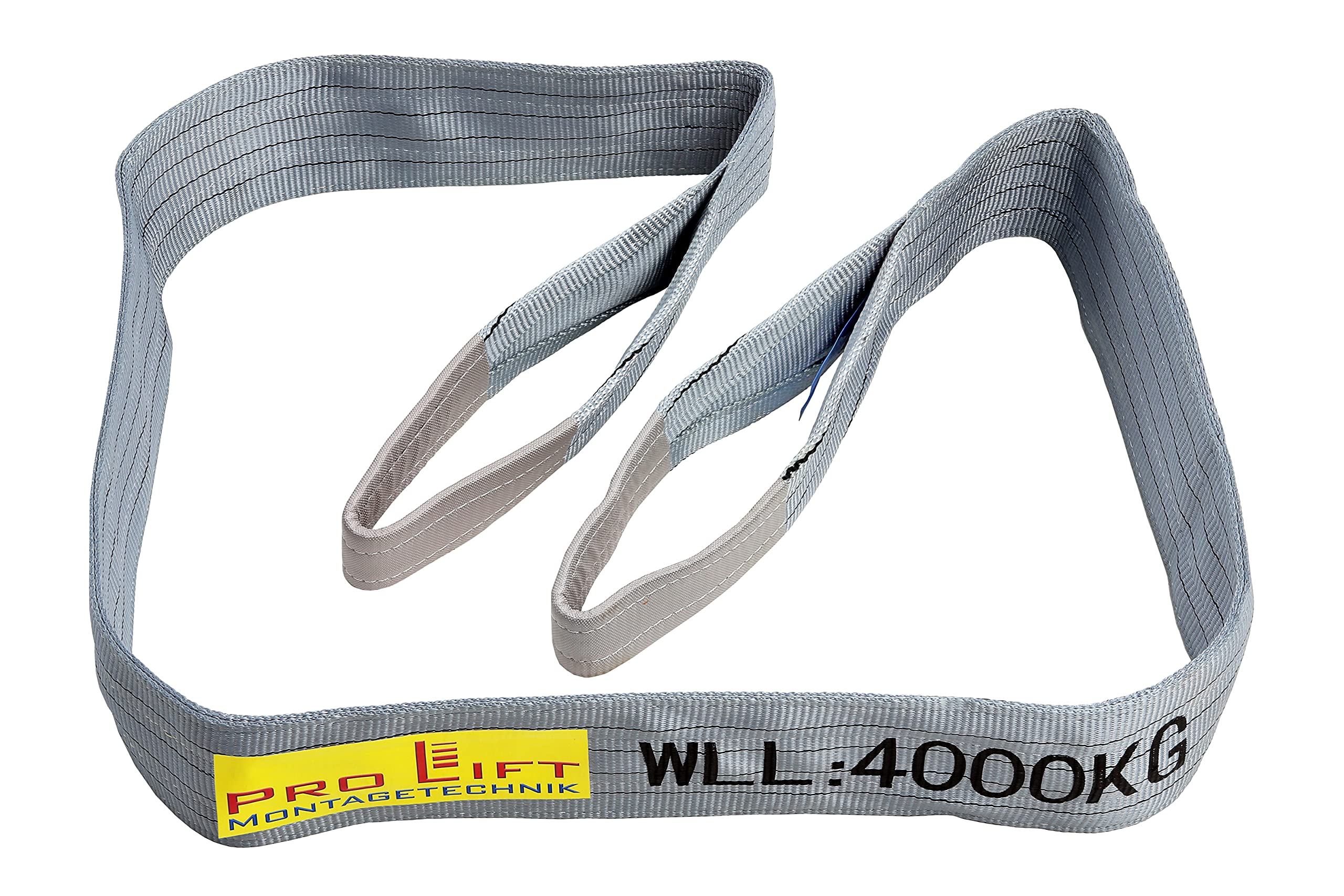 Hebeband 4t mit 2 Schlaufen Länge 3m, 2-lagig genäht