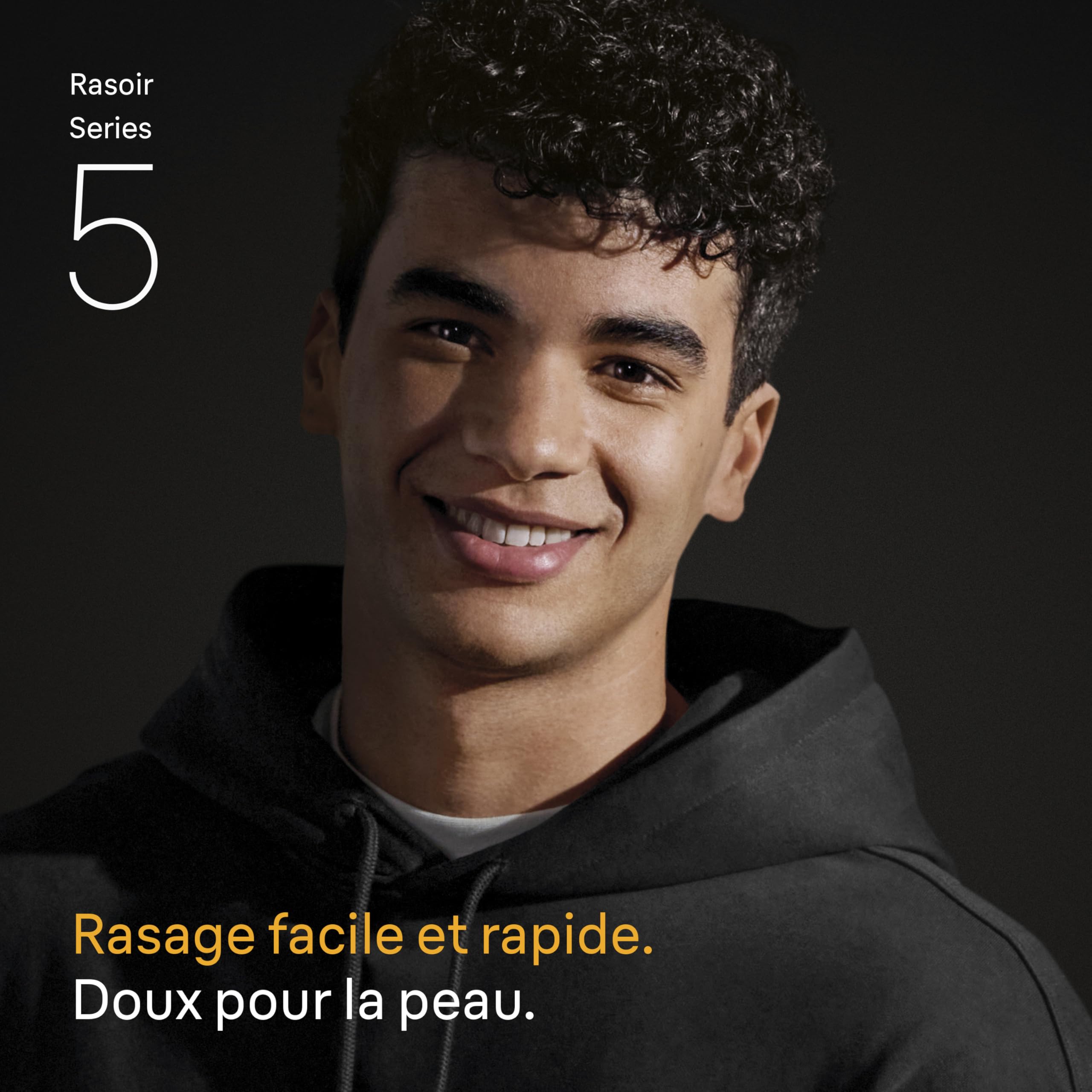 Braun Rasoir Electrique Homme Series 5 52-N1000SI Noir, Etanche, Lames Flexibles Pour Raser Doucement Visage et Barbe, 2 Modes De Rasage, Coffret Avec Brosse De Nettoyage, Emballage En Carton - 3