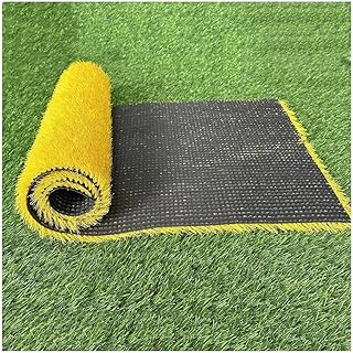 pujindu Synthetic Artificial Grass Turf, Garden Fake Turf for Landscape, Outdoor Anti-Shedding Turf Rug Mat, Coloured Decorative Fake Grass Carpet for Patio Balcony (Color : Yellow, Size : 31.4x98.4