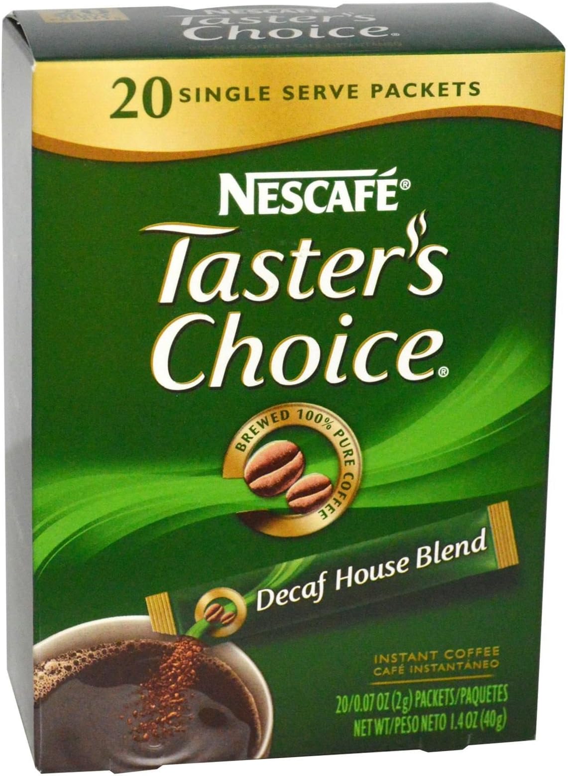 Nescafe Taster's Choice Decaf, House Blend Instant Coffee