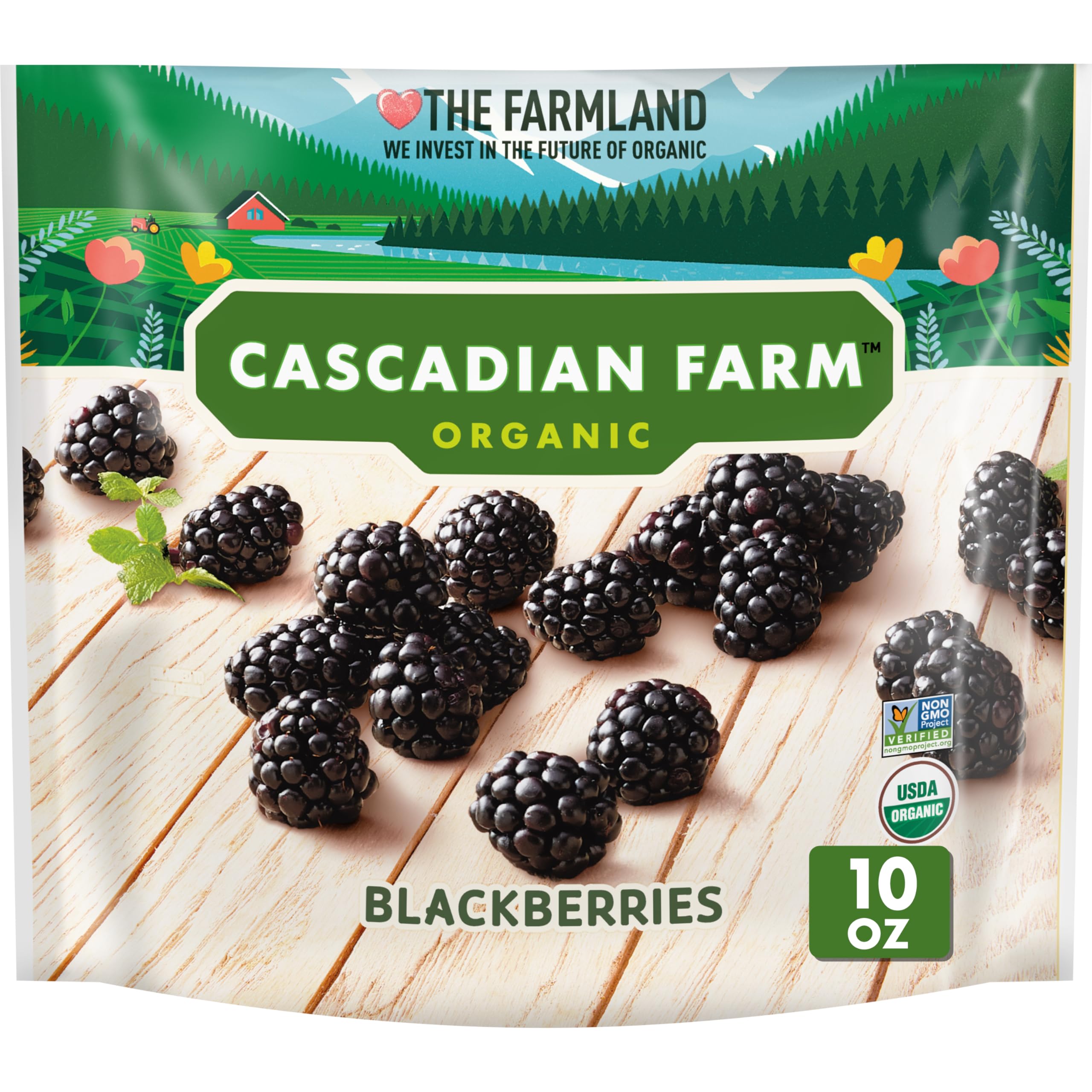Cascadian Farm, Frozen Blackberries Organic, 10 Ounce