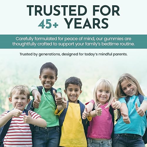Miniatura 5 de Maxi Health Gomitas de melatonina de 1 mg - Masticables de melatonina para niños con sabor natural a cereza y naranja - Suplemento de ayuda para