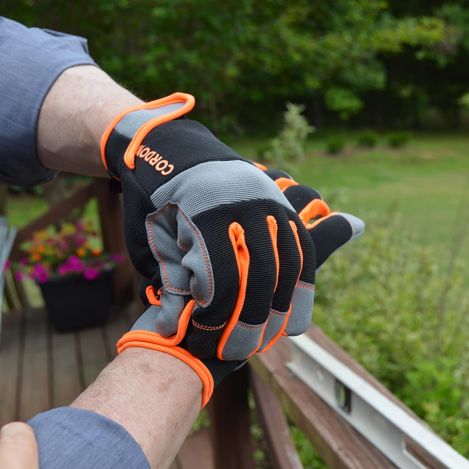 Cordova 99202 High Performance, Hi-Vis Multi-Task Safety Gloves, One Pair, Medium