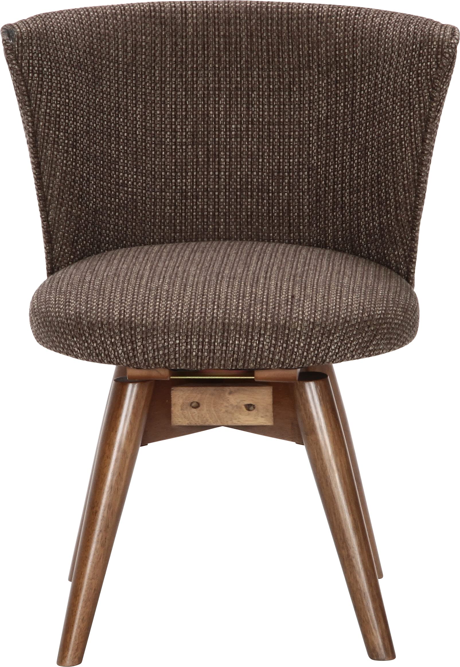 Amazon｜不二貿易 ダイニング チェア クラム ファブリック ブラウン