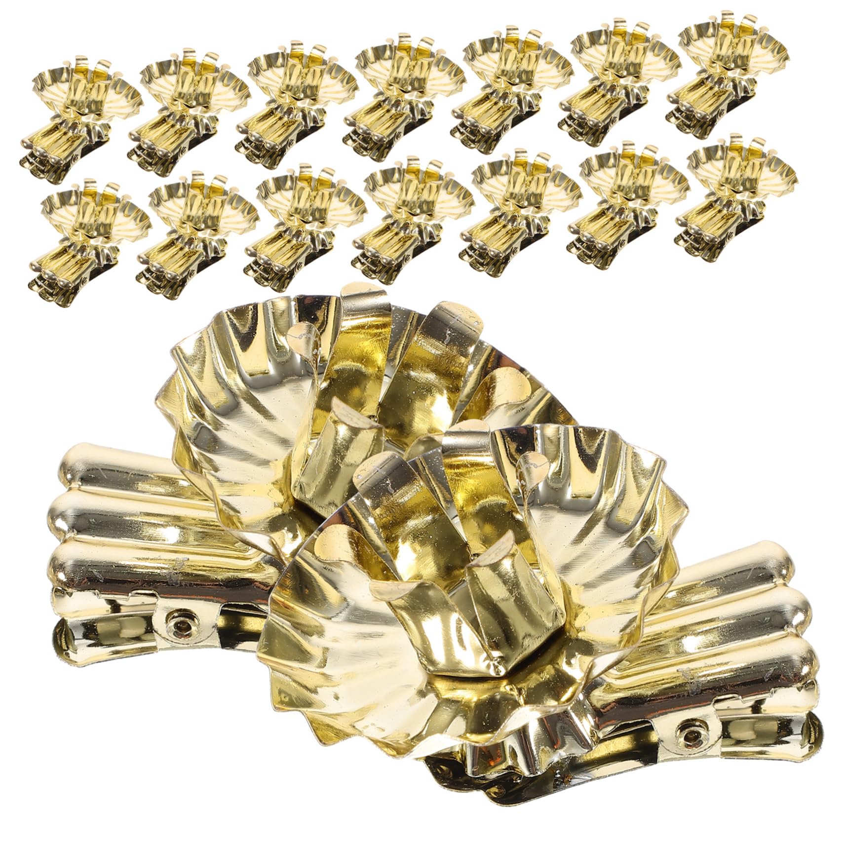 CIMAXIC Elegant Vintage Design Candle Holder Clip for Christmas Table Home Decorations