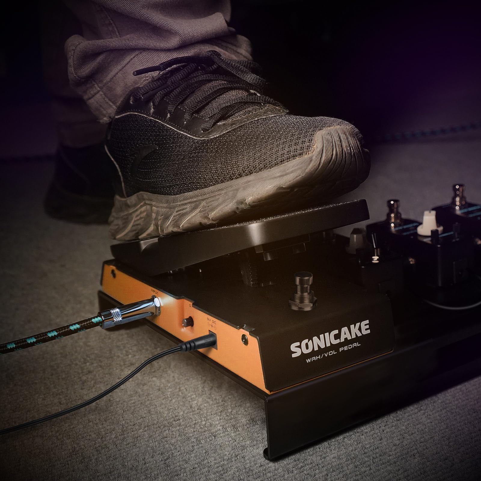SONICAKE Wah e Volume 2 in 1 combo Pedale effetti per chitarra FlipWah