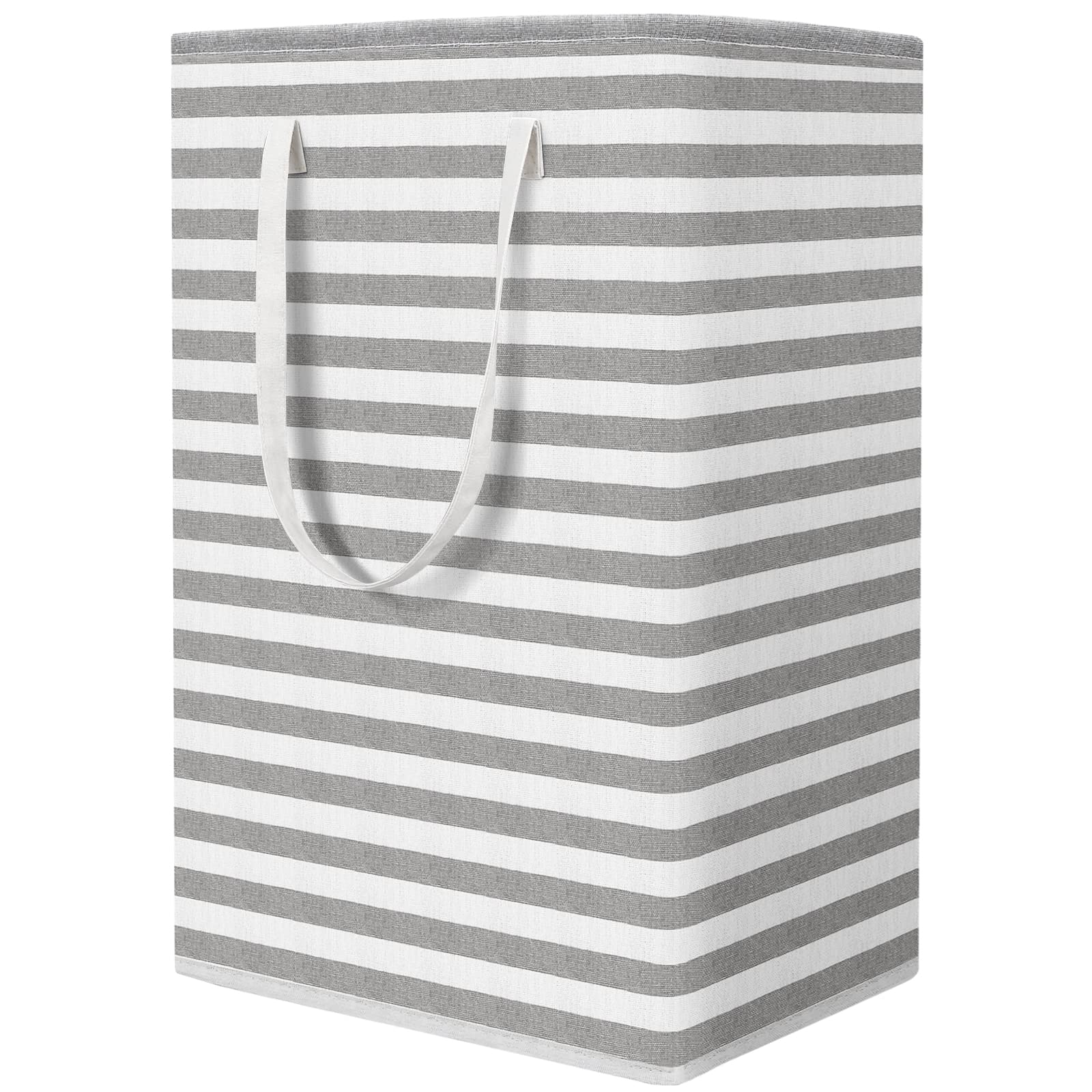 StorageRight Laundry Basket Hamper Large Collapsible Laundry Hamper with Easy Carry Handles，Freestanding Clothes Hampers for Laundry, Bedroom, Dorm,