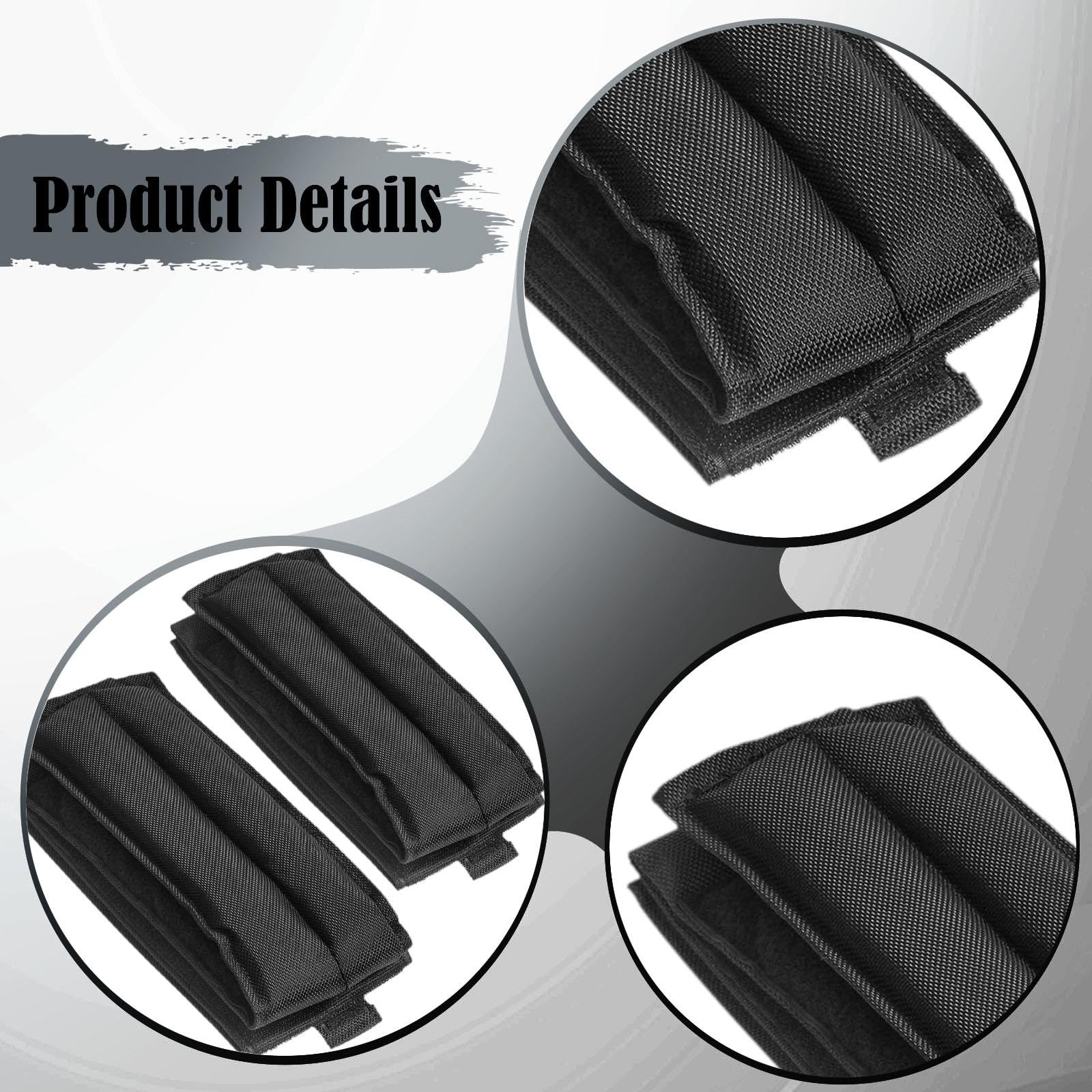 perfk Sangles spéciales pour échasses de plaquiste, pièce de rechange pour support de jambes, sangles rembourrées confortables et larges pour échasses de