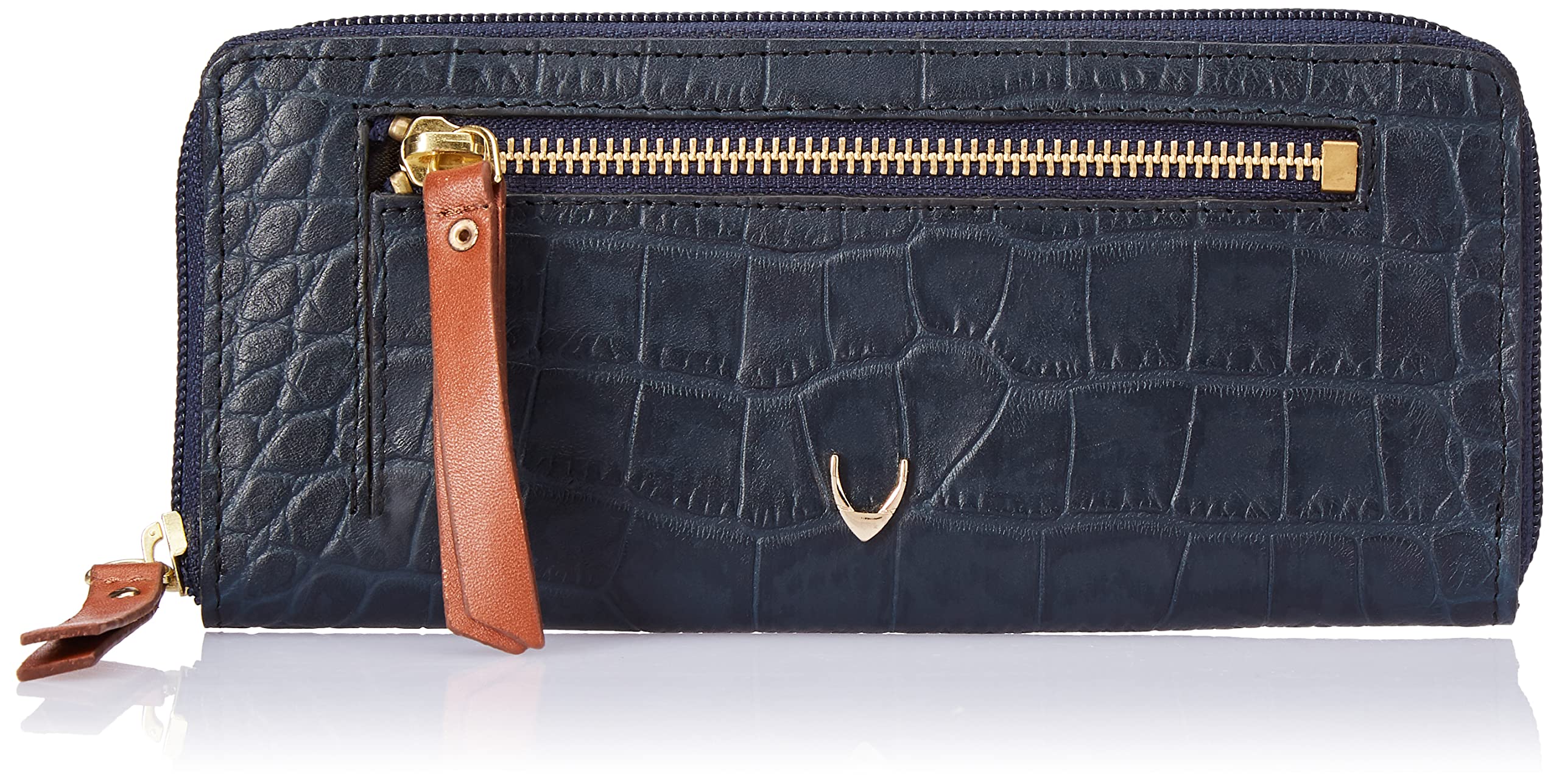 Women Leather Wallet- Mn Blue-image-3