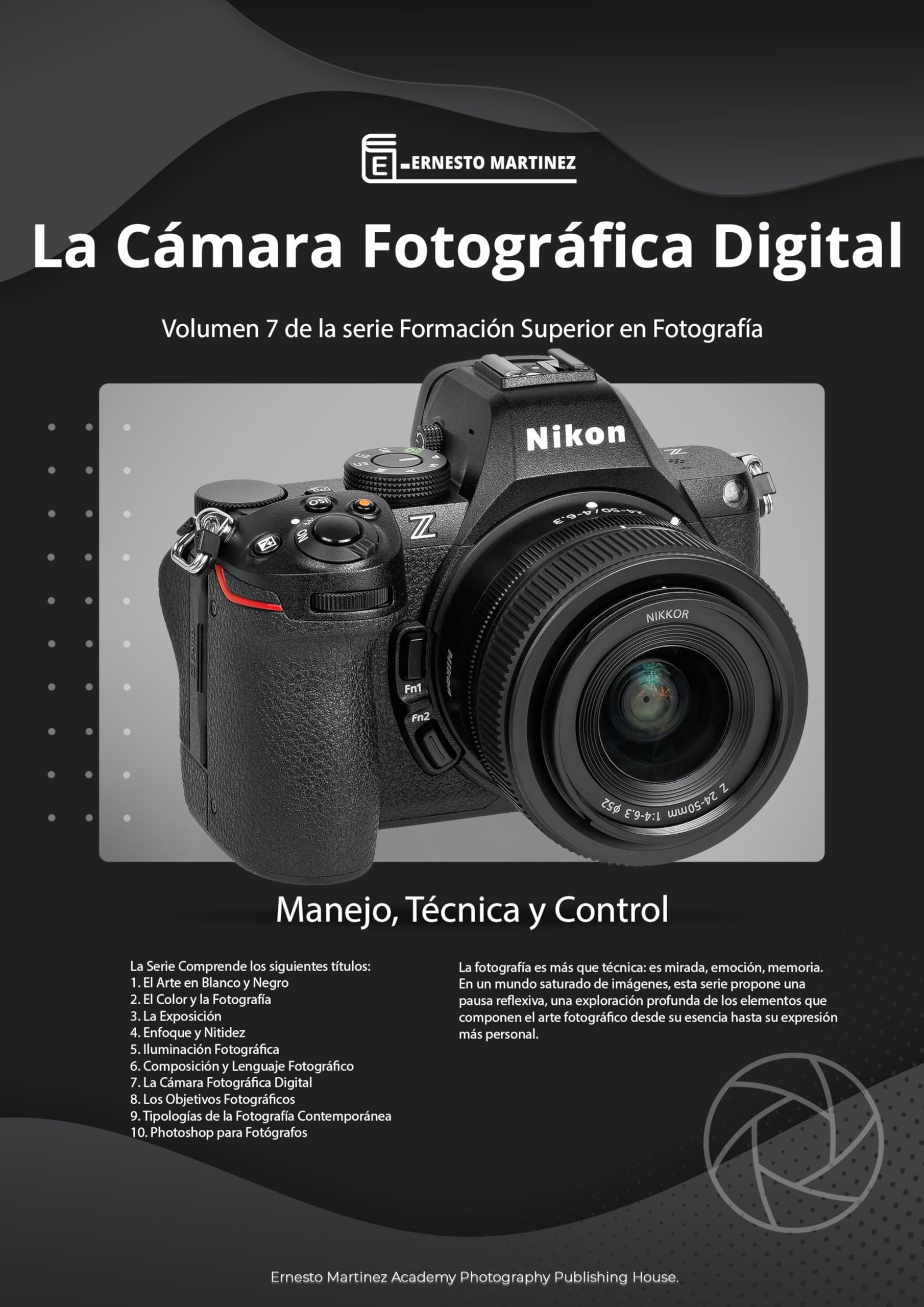 Livre de formation à la photographie numérique et technique de prise de vue espagnol