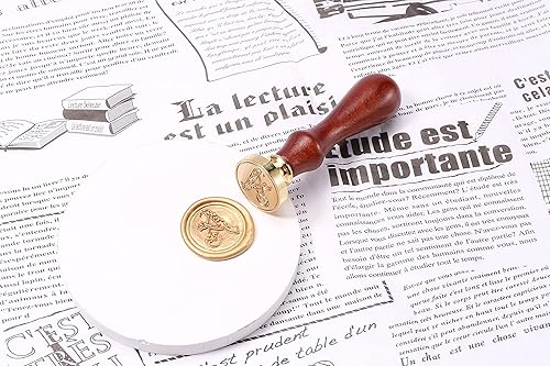 Miniatura 9 de Yoption Sello de cera con letra N, sello de cera de sellado del alfabeto gótico vintage