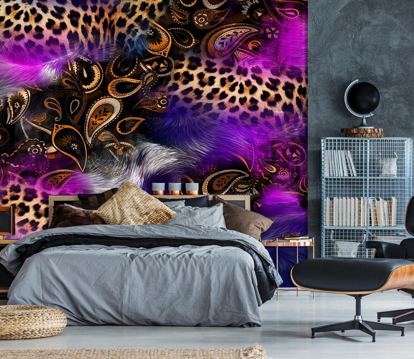 Ciabatte infradito da donna multicolore con stampa leopardata e zebrata