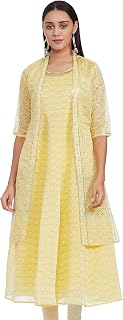 Aurelia Women's Rayon Regular Fit Printed Kurta Regular Gilet Price In India