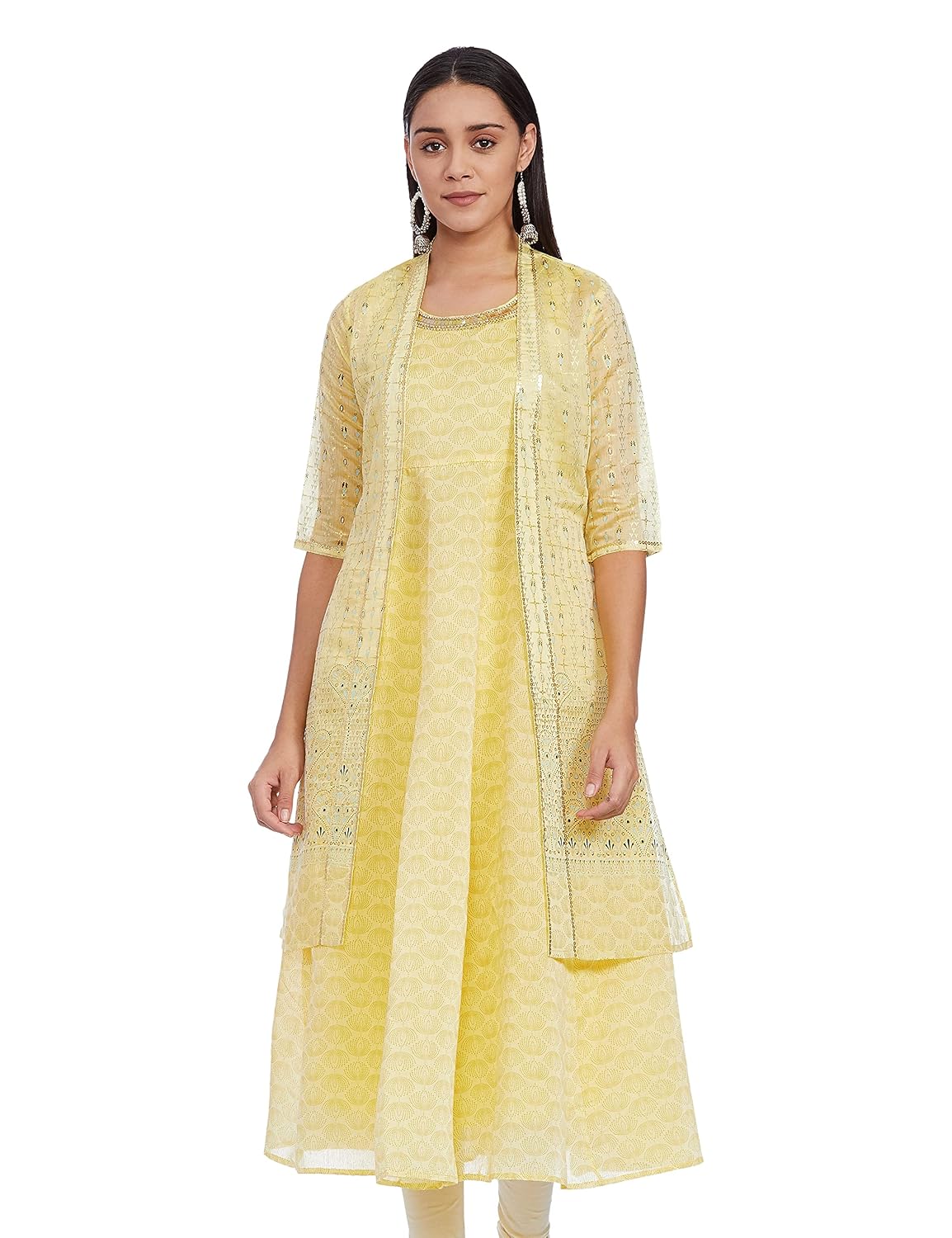 Aurelia Women's Rayon Regular Fit Printed Kurta Regular Gilet - Review, Price and Buying Guide