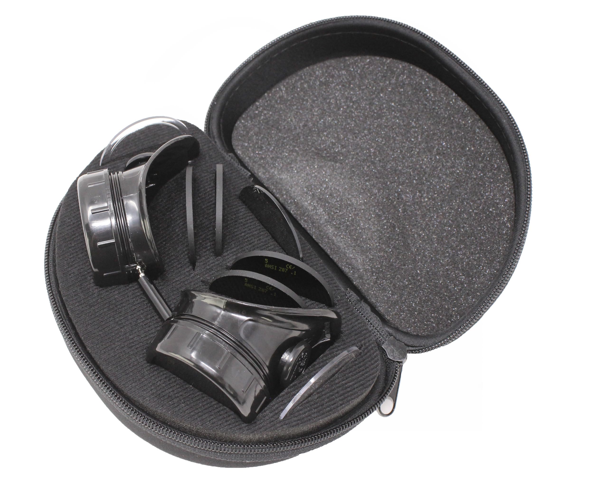TITUS Cup Type C Frame Gogle spawalnicze jakości przemysłowej UV IR zielone 5,7,8,9,10,11,12,13 lub 14 filtr z obudową i podkładkami