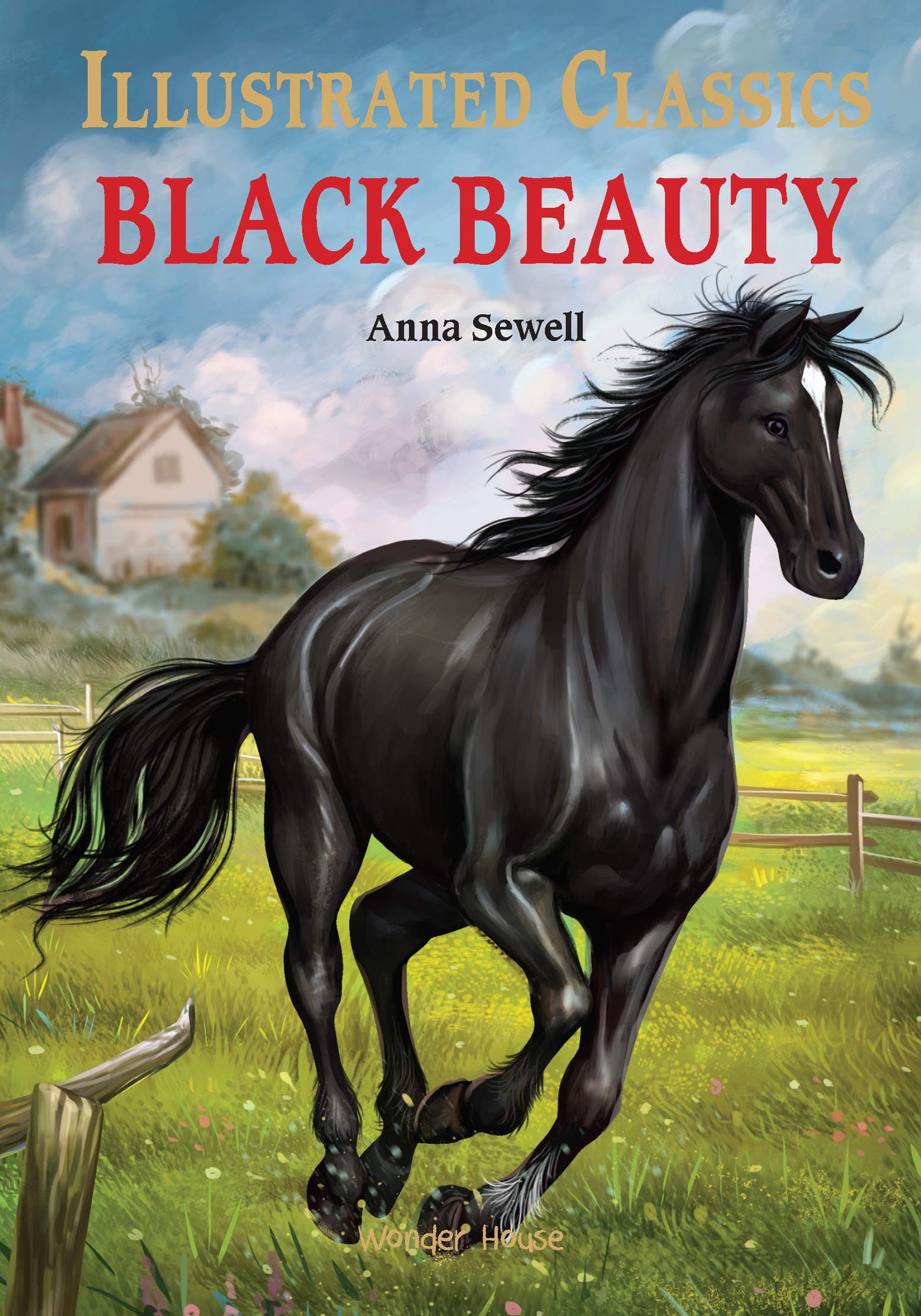 Wonder House Books Black Beauty: Illustrated Abridged Children Classic English Novel With Review Questions (Hardback)