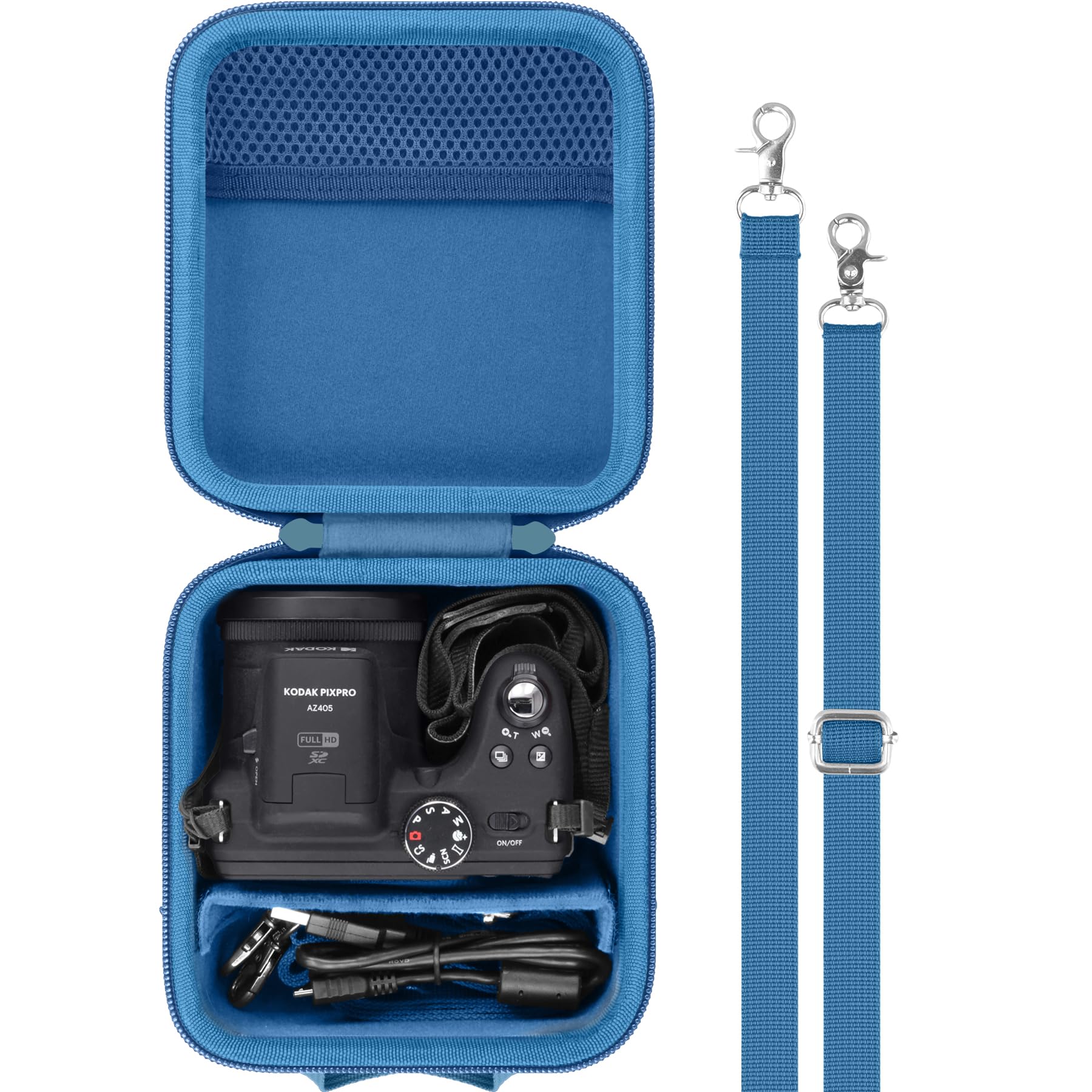 Baval Camera Case Compatible with Kodak PIXPRO AZ405/AZ425/AZ255/AZ401/AZ528 Digital Camera Vlogging Camera