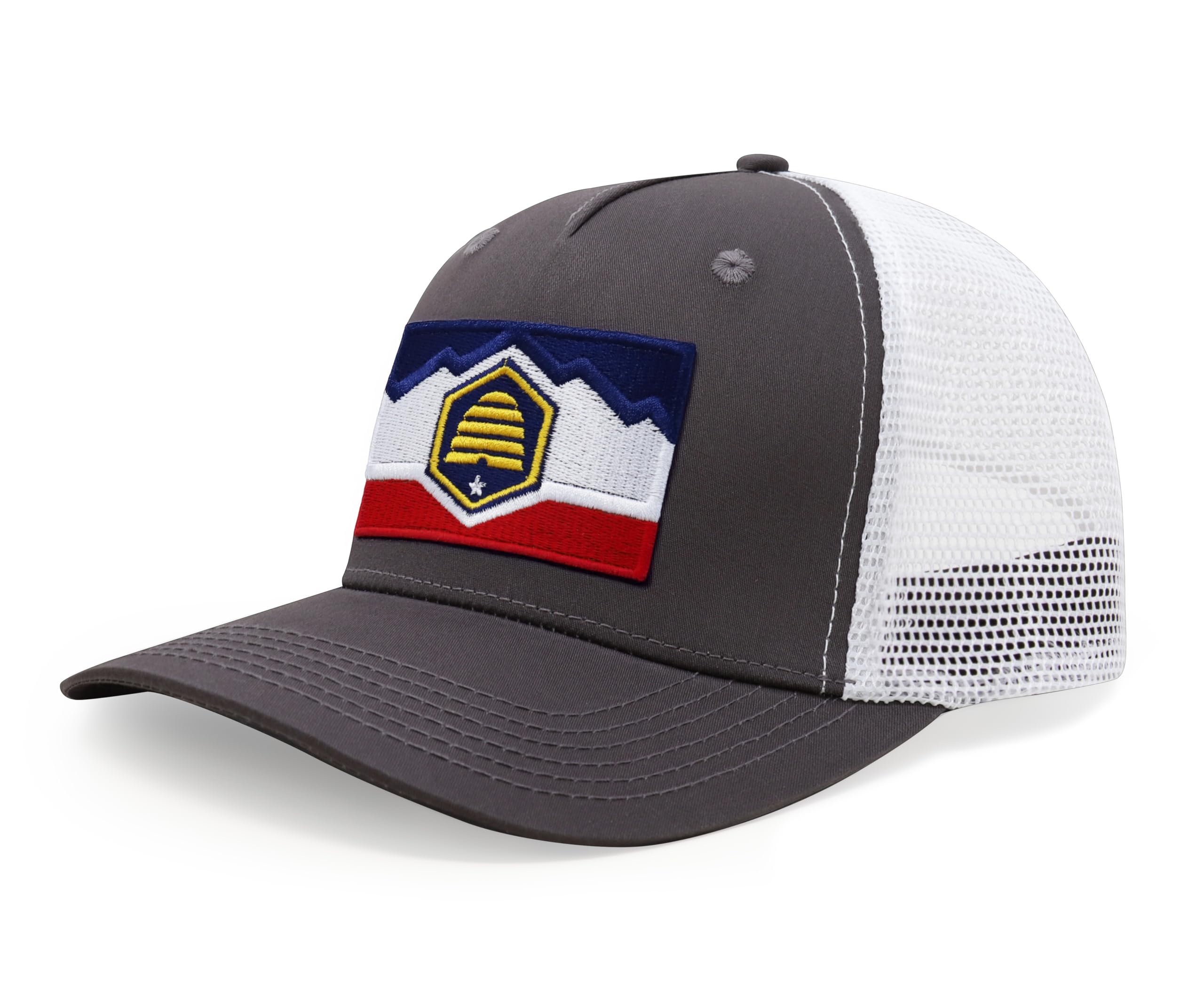 International Tie State Hat for Men and Women, Adjustable Snapback Trucker Baseball Cap with Embroidered Patch