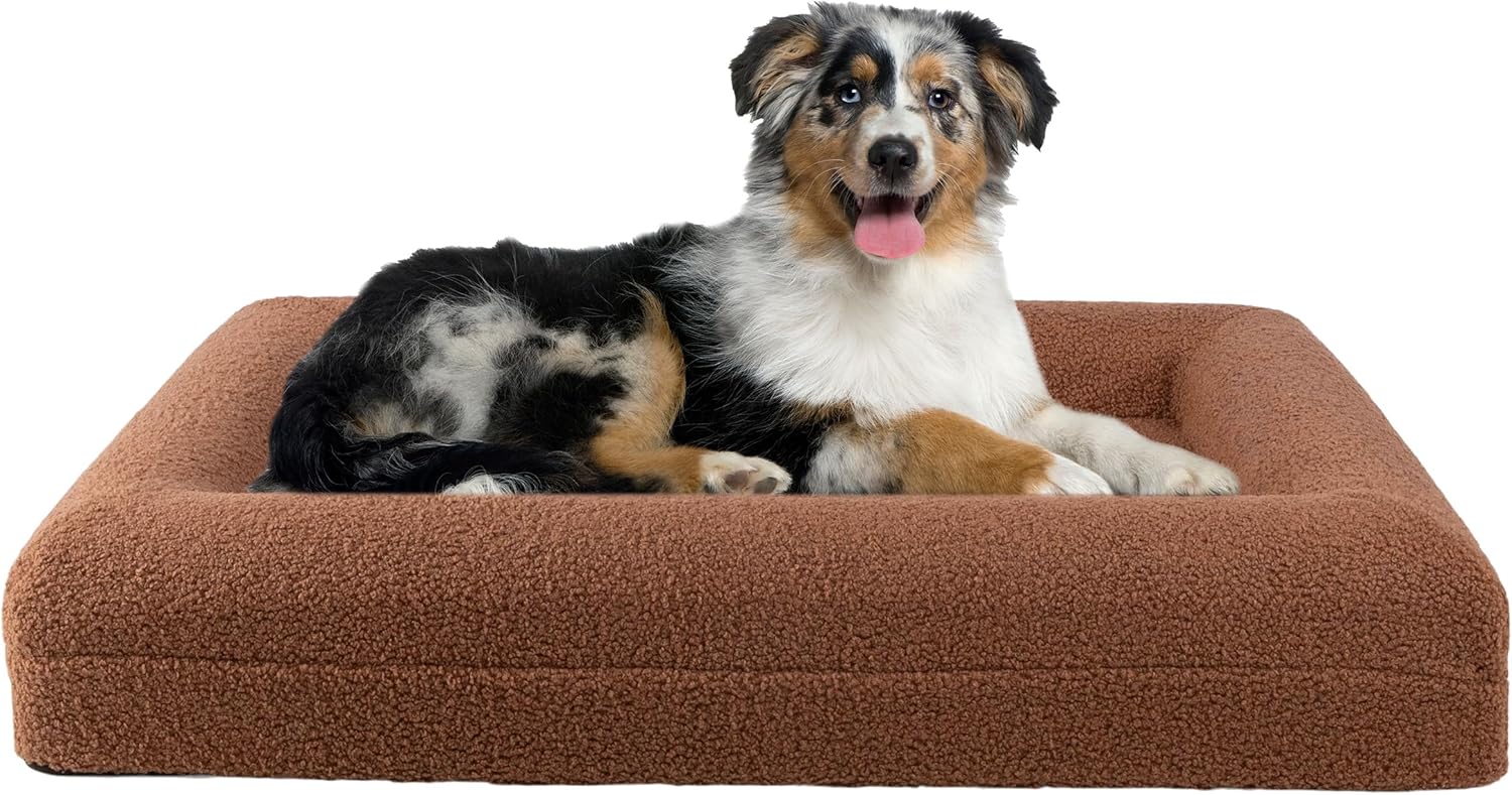 PETMAKER Orthopedic Dog Bed 33in Medium with Bolster