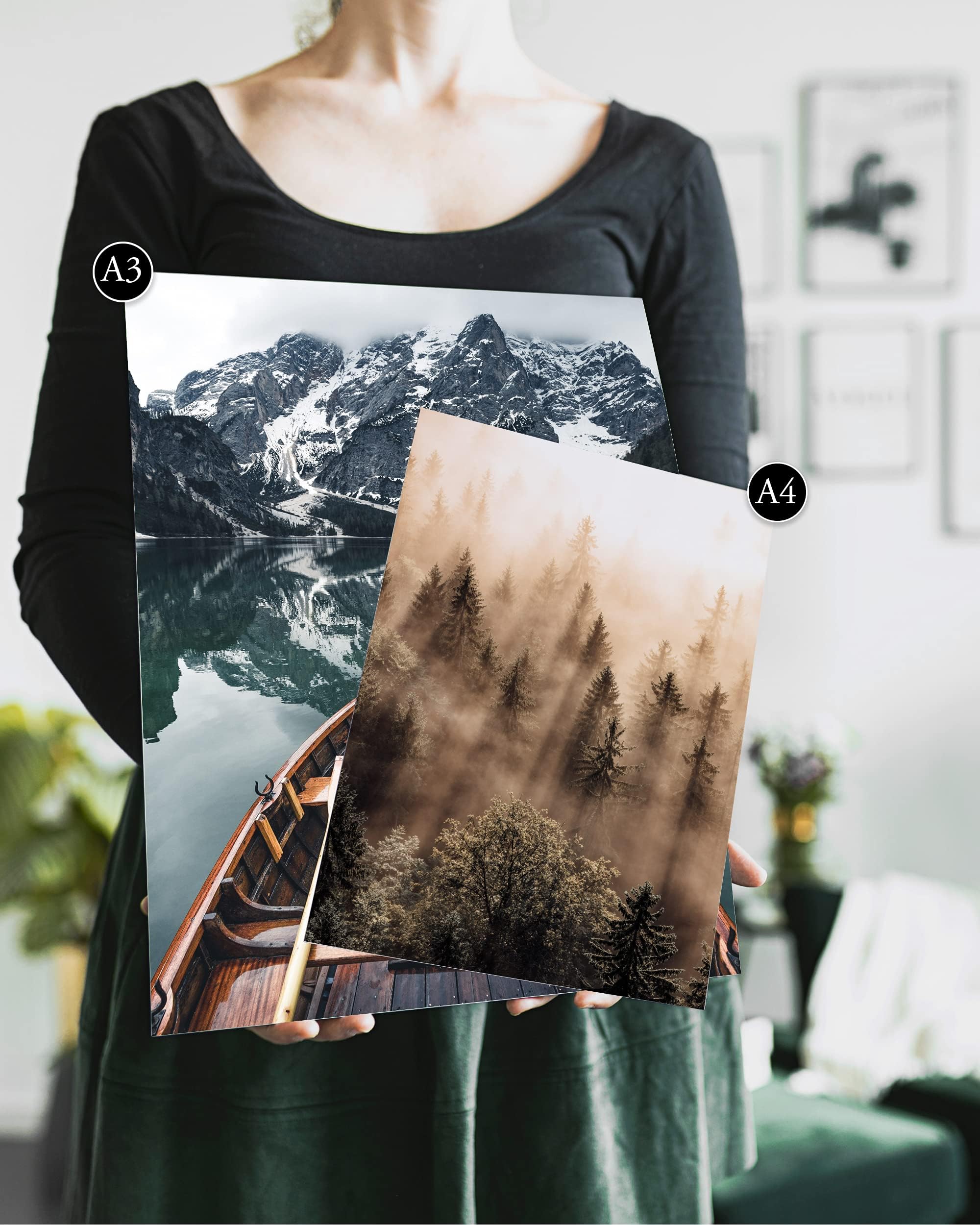 Heimlich - Poster Set - 2 of A3 / 30x42 cm + 4 of A4 / 21x30 cm - Premium Posters - Unframed Prints - Modern Style - Wilderness