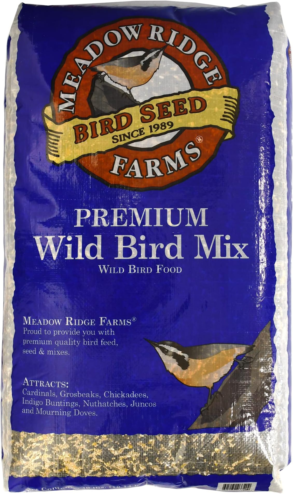 Premium Wild Bird Seed Mix, 40-Pound Bag