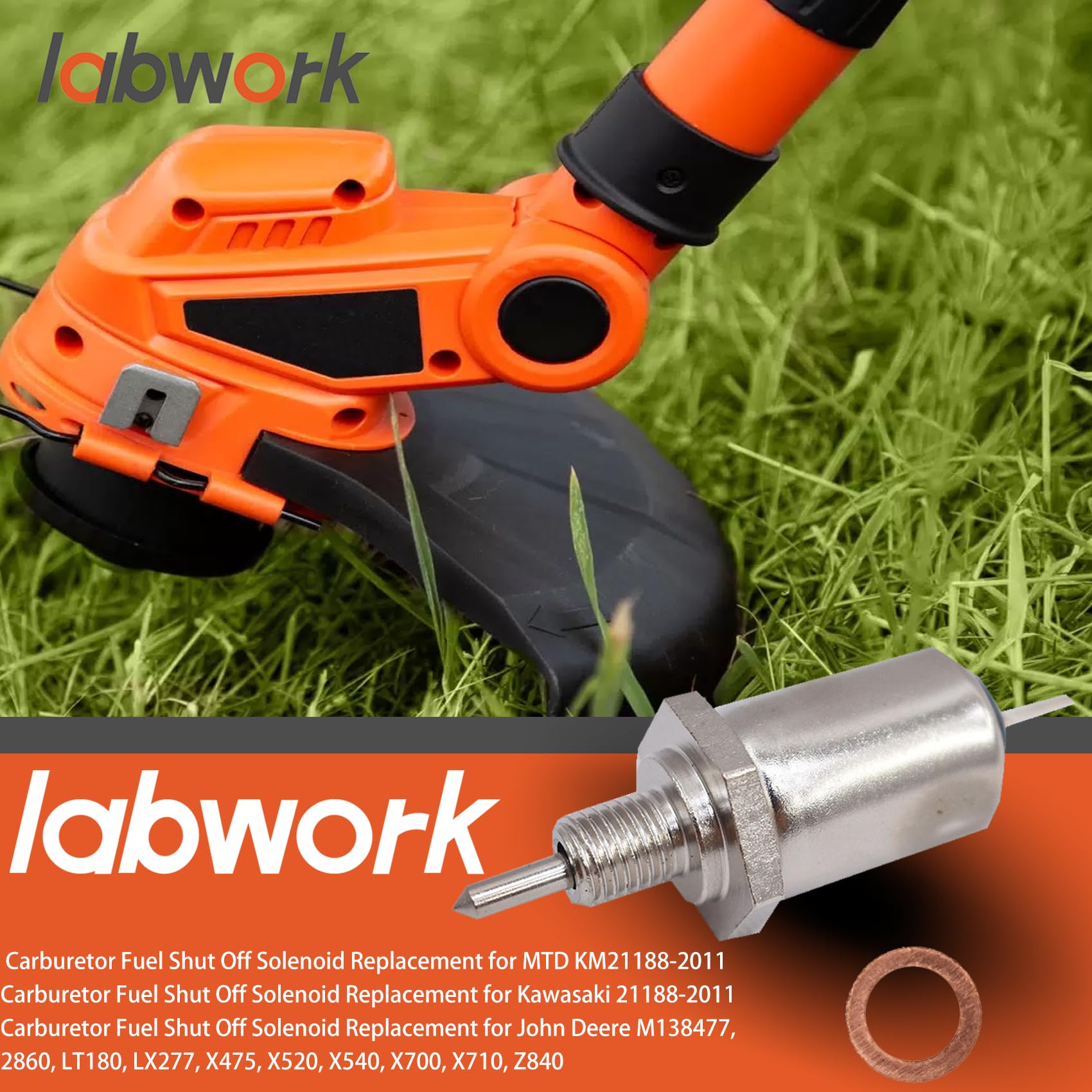 Carb Fuel Shut Off Solenoide Per John Deere Kawasaki 21188-2011 - Foto 2