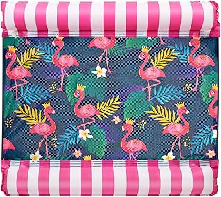 Flamingo Hammock Pool Floats - 1-2 Person Inflatable Swimming Rafts Floats Mat Multi-Purpose Portable Sunbathing Water Lounge Chair Drifter Exercise Saddle for Adult Beach Floaty Party