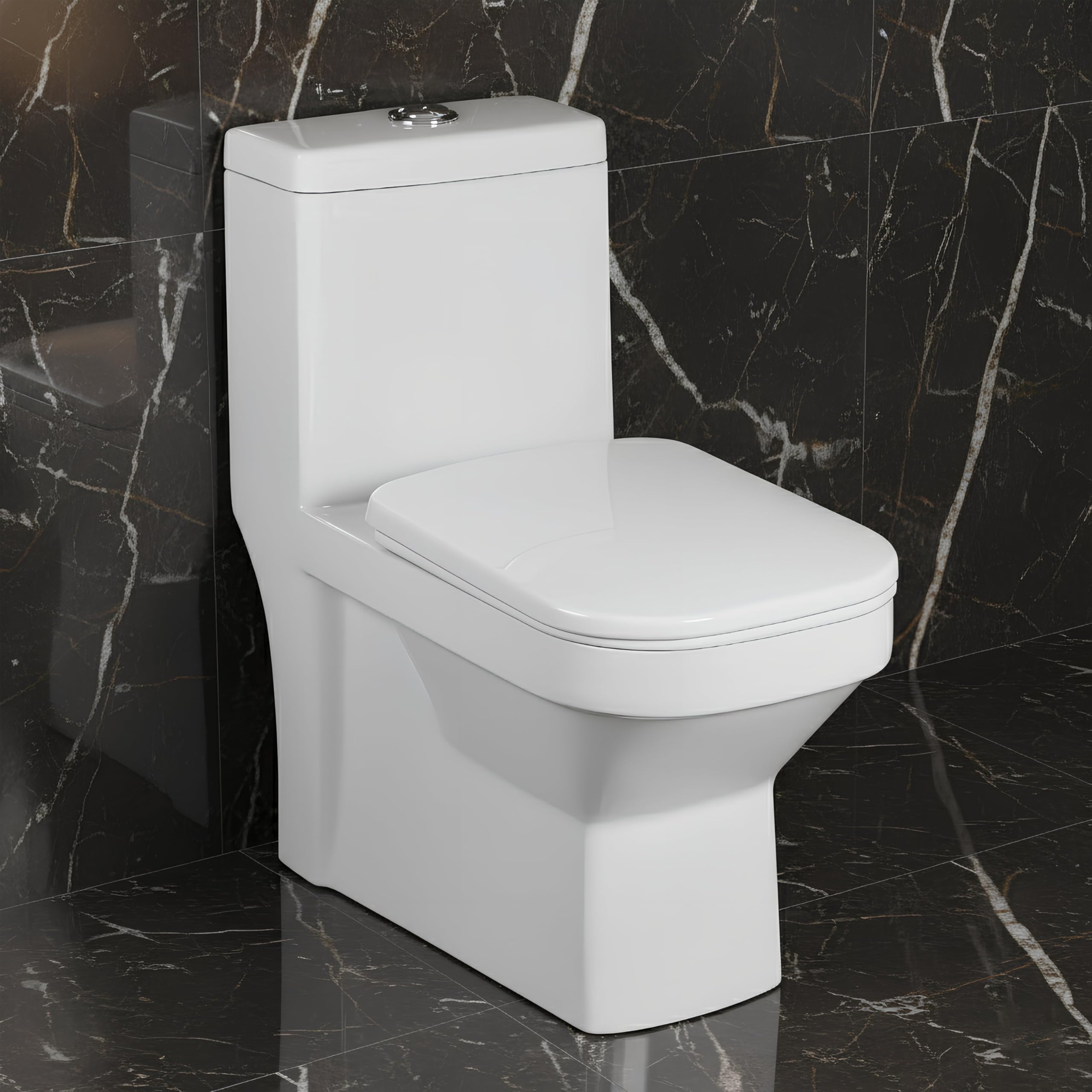 WASSMIST Commode Toilet | Western commode for toilet/bathroom | Modern Flush System with Wash Down S Trap 225MM-image-7