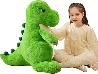 IKASA Giant T-rex Dinosaur Stuffed Animal Plush Toy,23" Large Dinosaur Big Jumbo Soft Toys, Huge Size Cute Fluffy Plushy Fat Plushie,Gifts for Kids