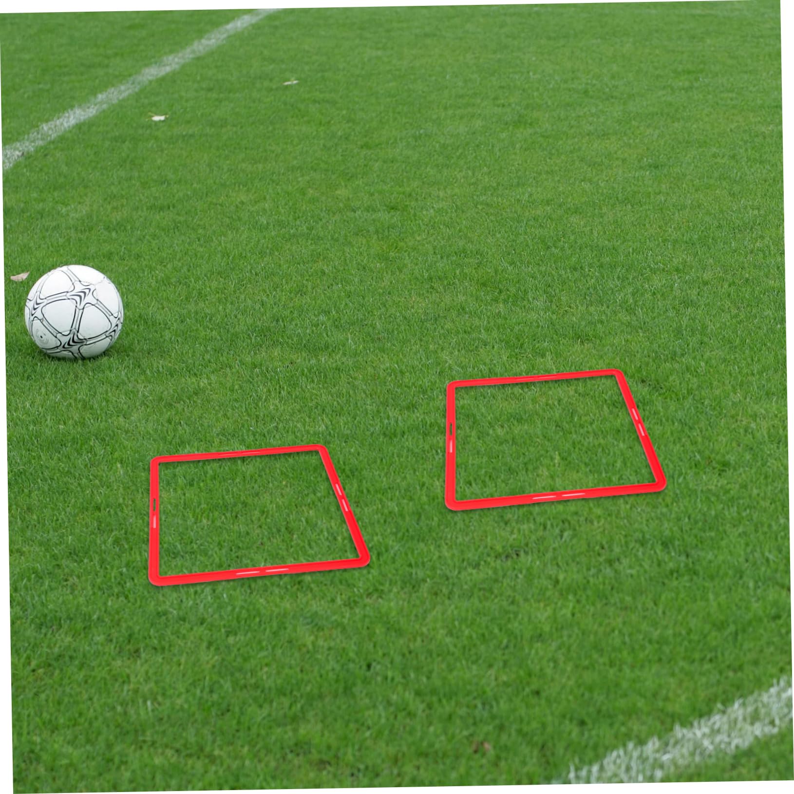 TOYANDONA 6pezzi Anelli Agilità per Allenamento Calcio Anelli Multifunzione per velocità Riutilizzabili Colori Brillanti Resistenza Cadute per Basket e Calcio