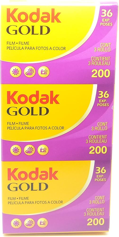 Amazon.com : Kodak Kodacolor Gold 200 GB 135-36 CN 3 P Film